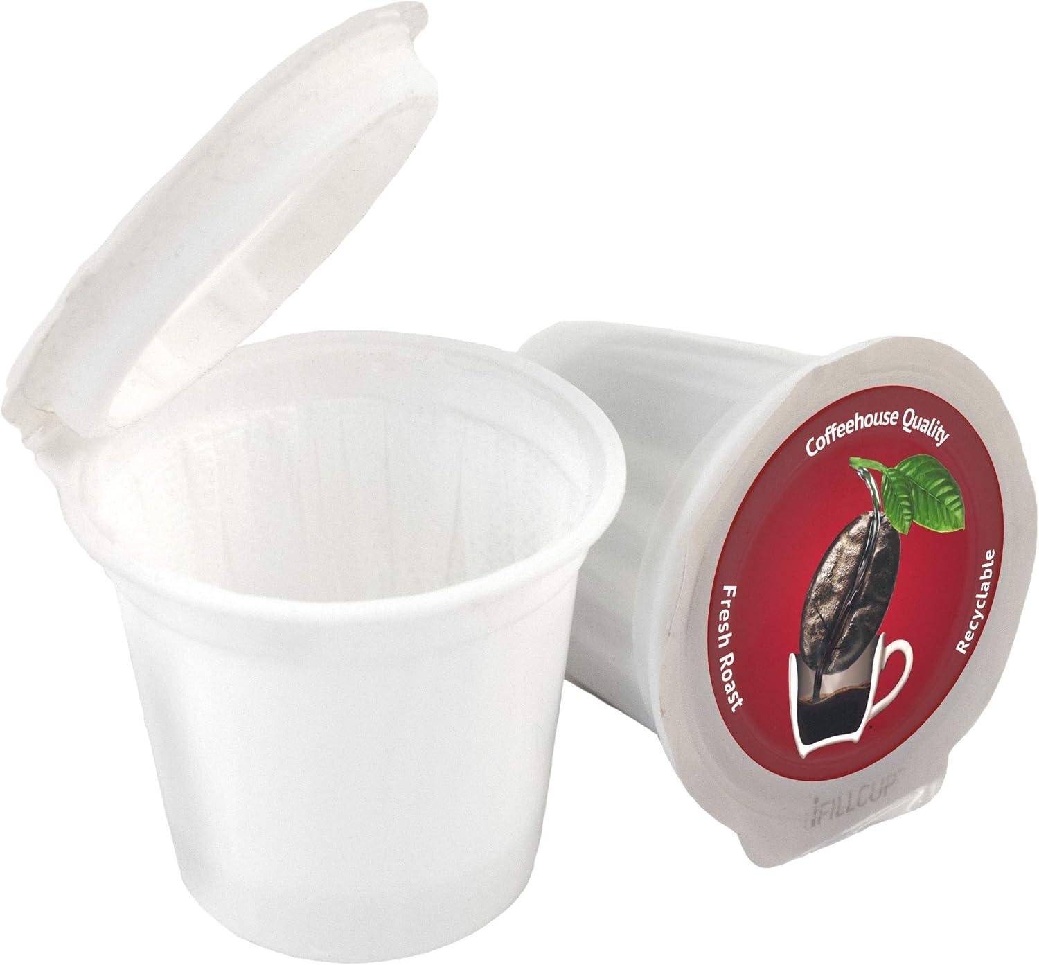 iFillCup Pods-42 Red fillable single-serve coffee pods for use in Keurig brewers. Fill your own fresh coffee in these airtight pods for a great tasting brew.