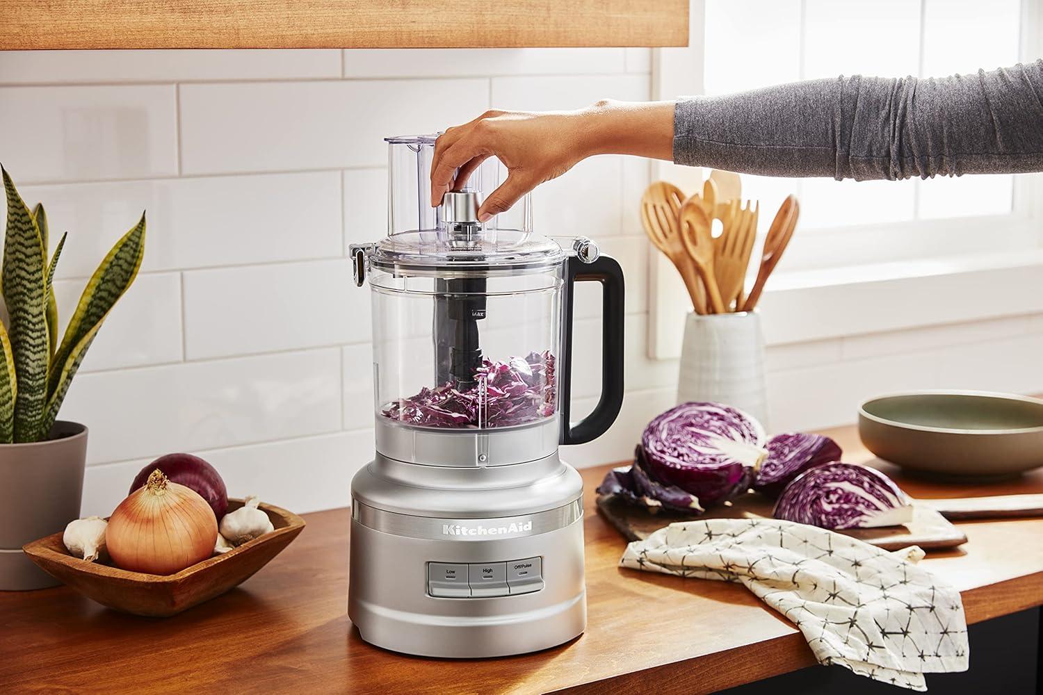 Contour Silver 13-Cup Food Processor with Variable Speed