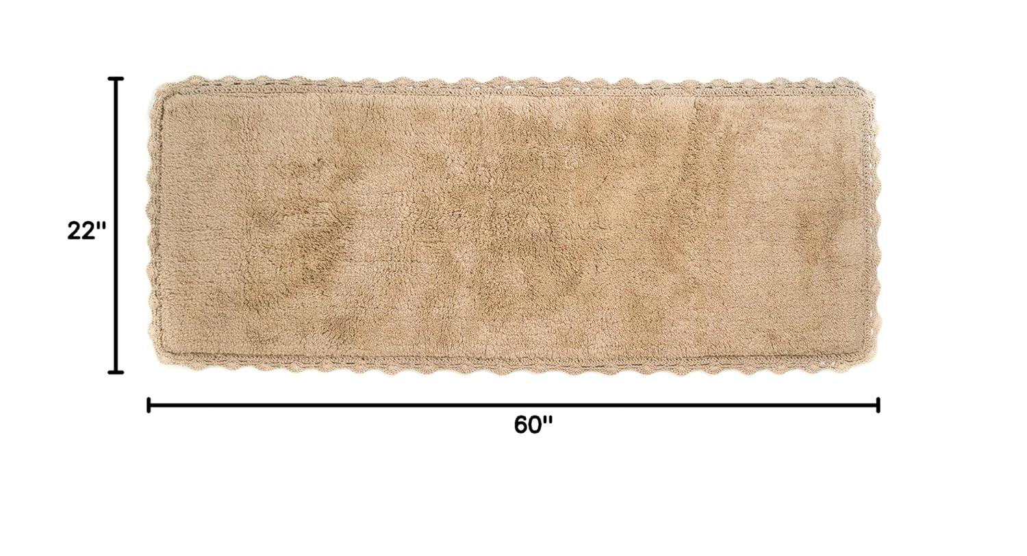 Crochet Bath Rug Runner White(22"X60") - Chesapeake Merch Inc.