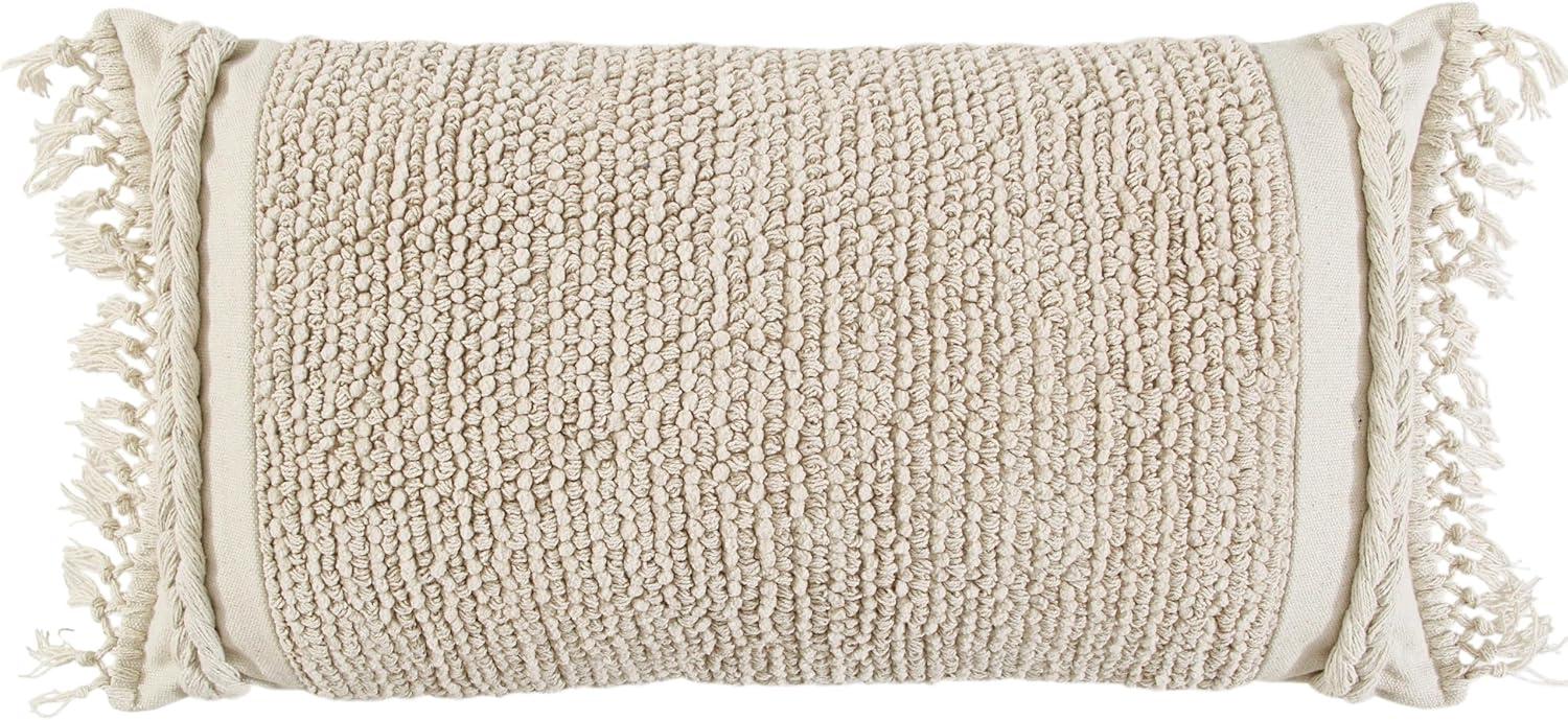 Rizzy Home Fringed Throw Pillow