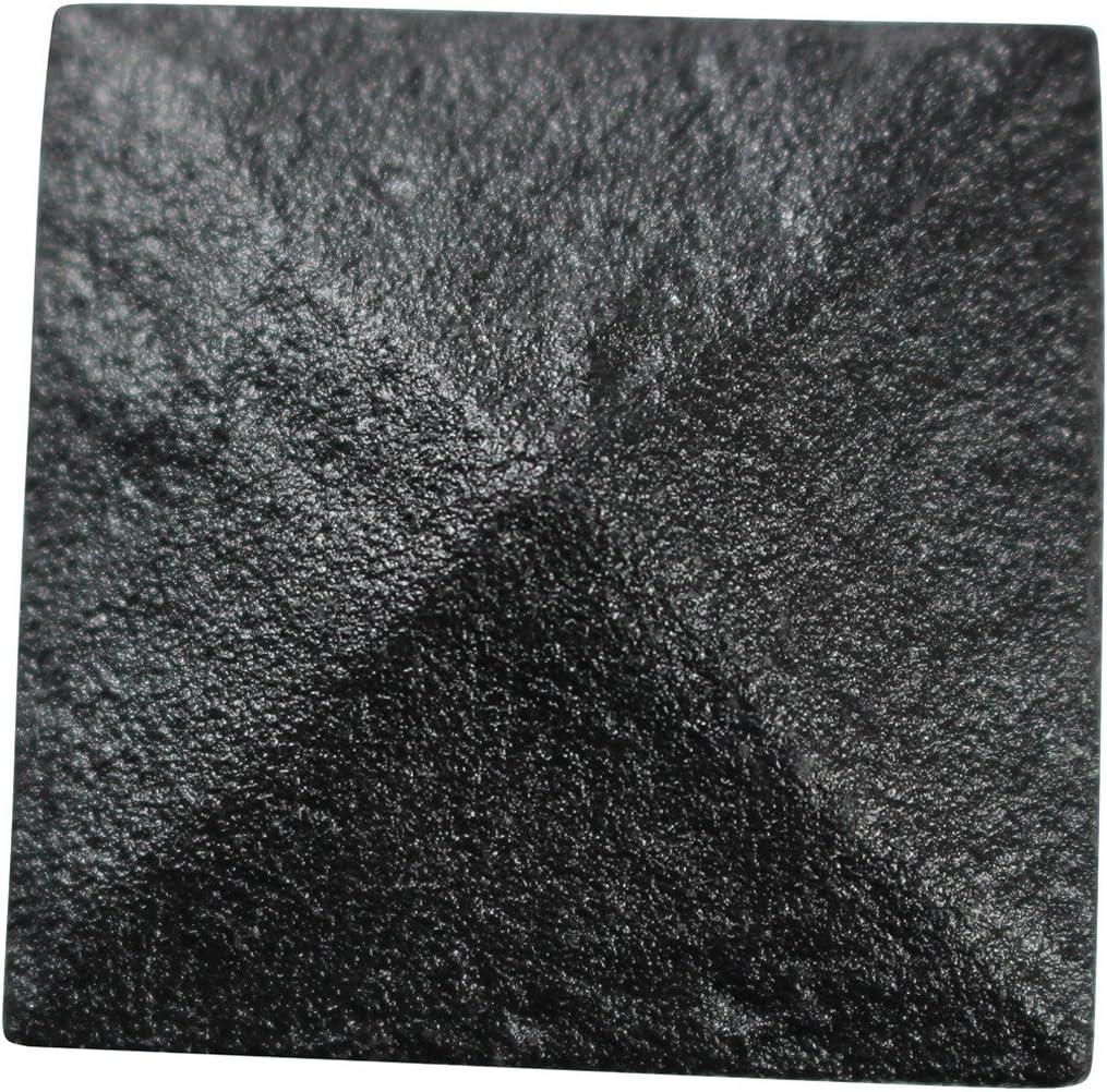 The Renovators Supply Inc. Iron Cabinet Hardware Knob Pull Square Black 1 1/4" Renovators Supply (Set of 4)