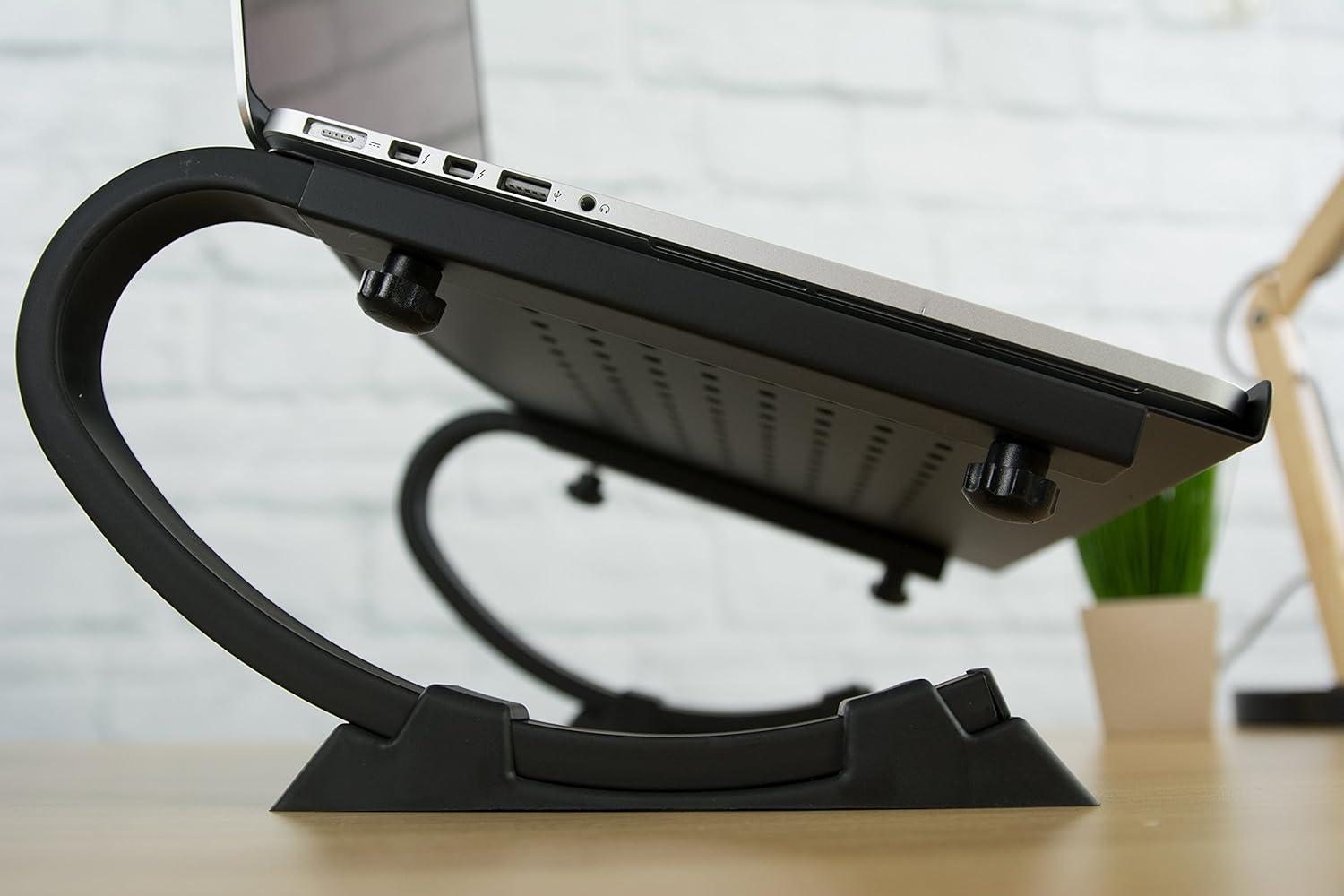 Vivo Black Laptop Desk Stand