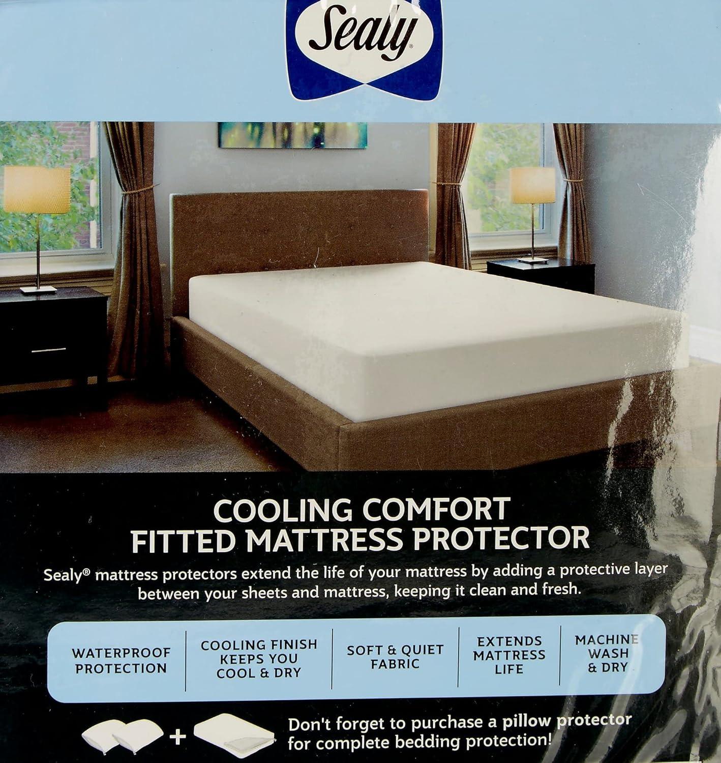 Sealy Cooling Comfort Hypoallergenic Mattress Cover