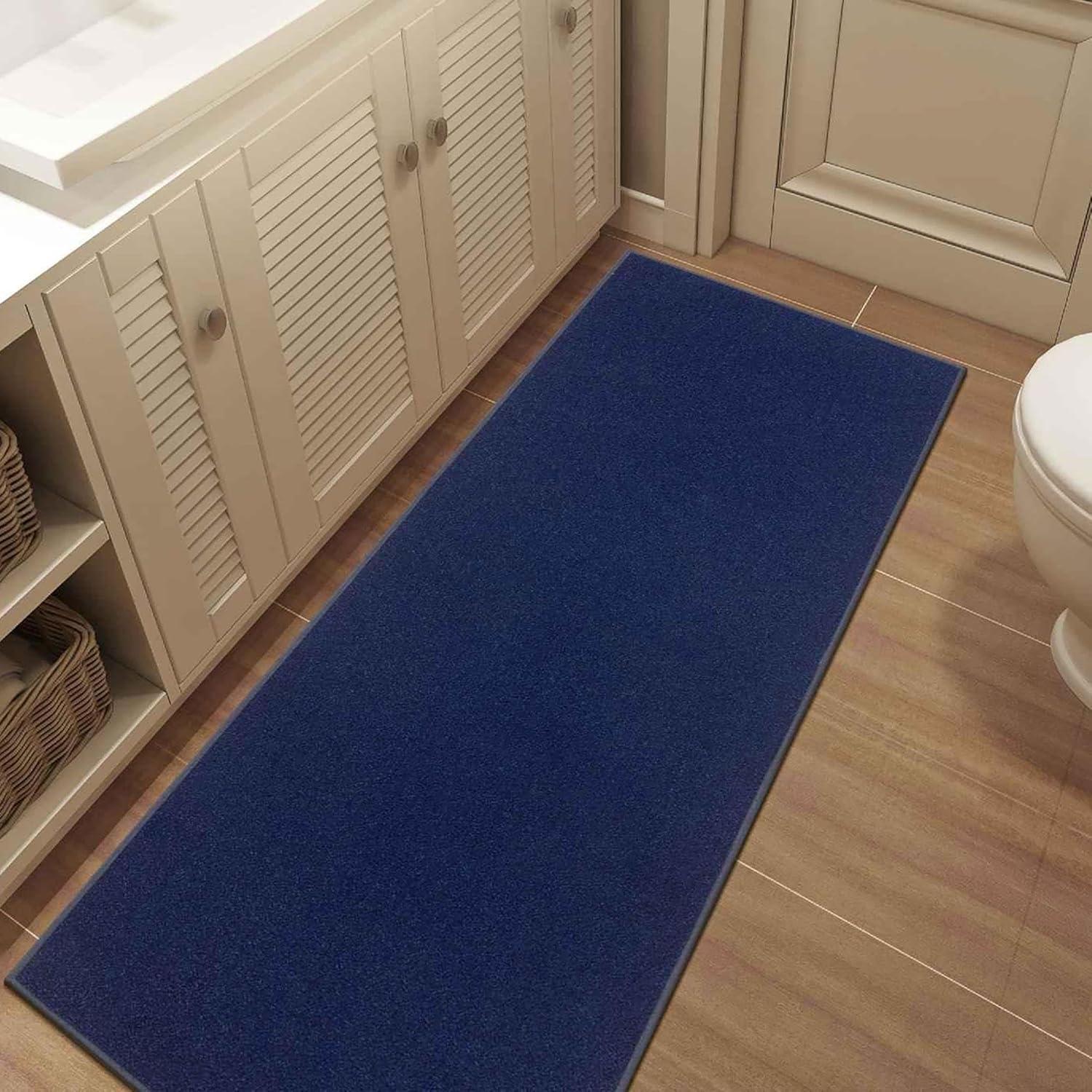 Machine Washable Non-Slip Solid Kitchen Mat