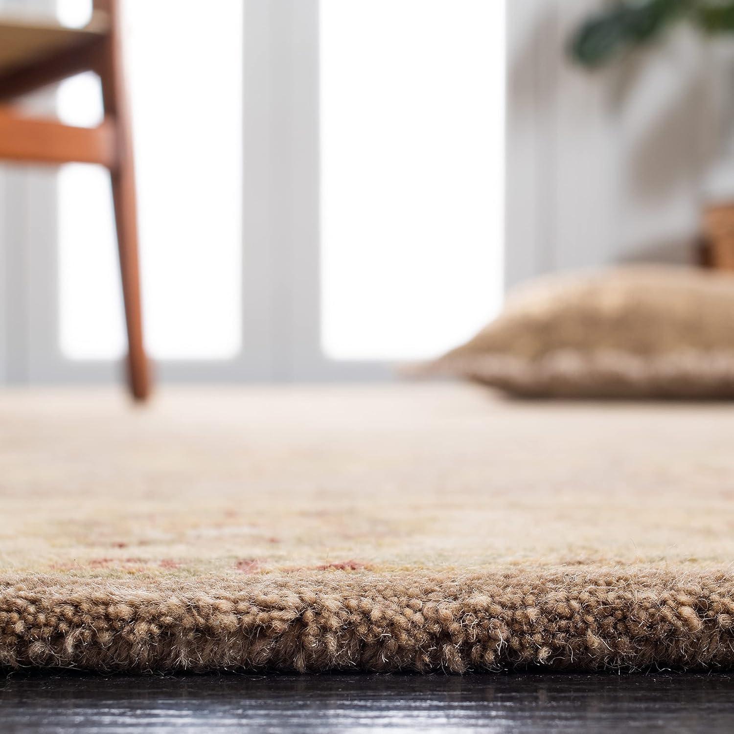 SAFAVIEH Antiquity Beaufort Oriental Wool Area Rug, Brown/Gold, 8'3" x 11'