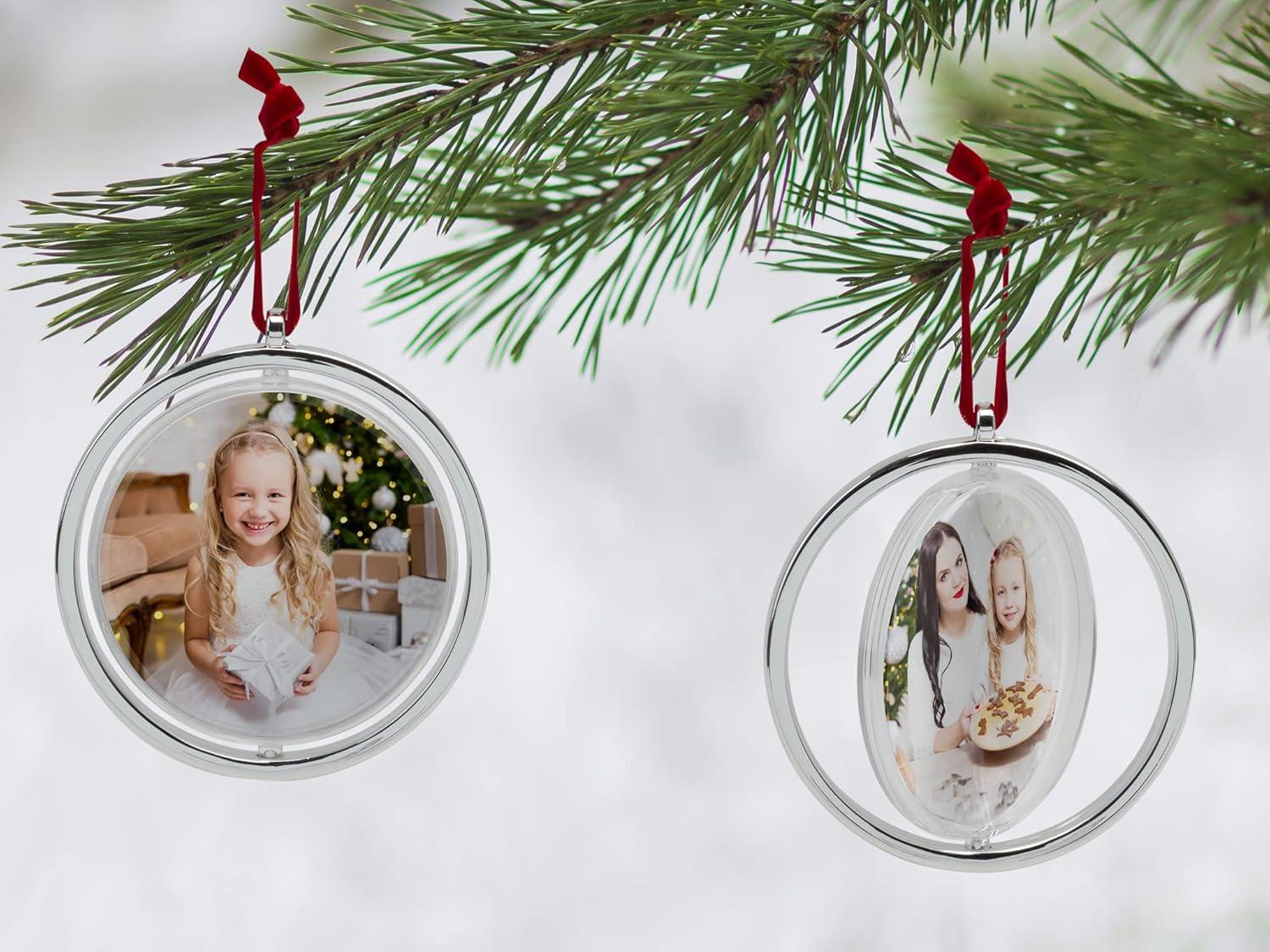 Spinning Photo Ornament - Pack of 4