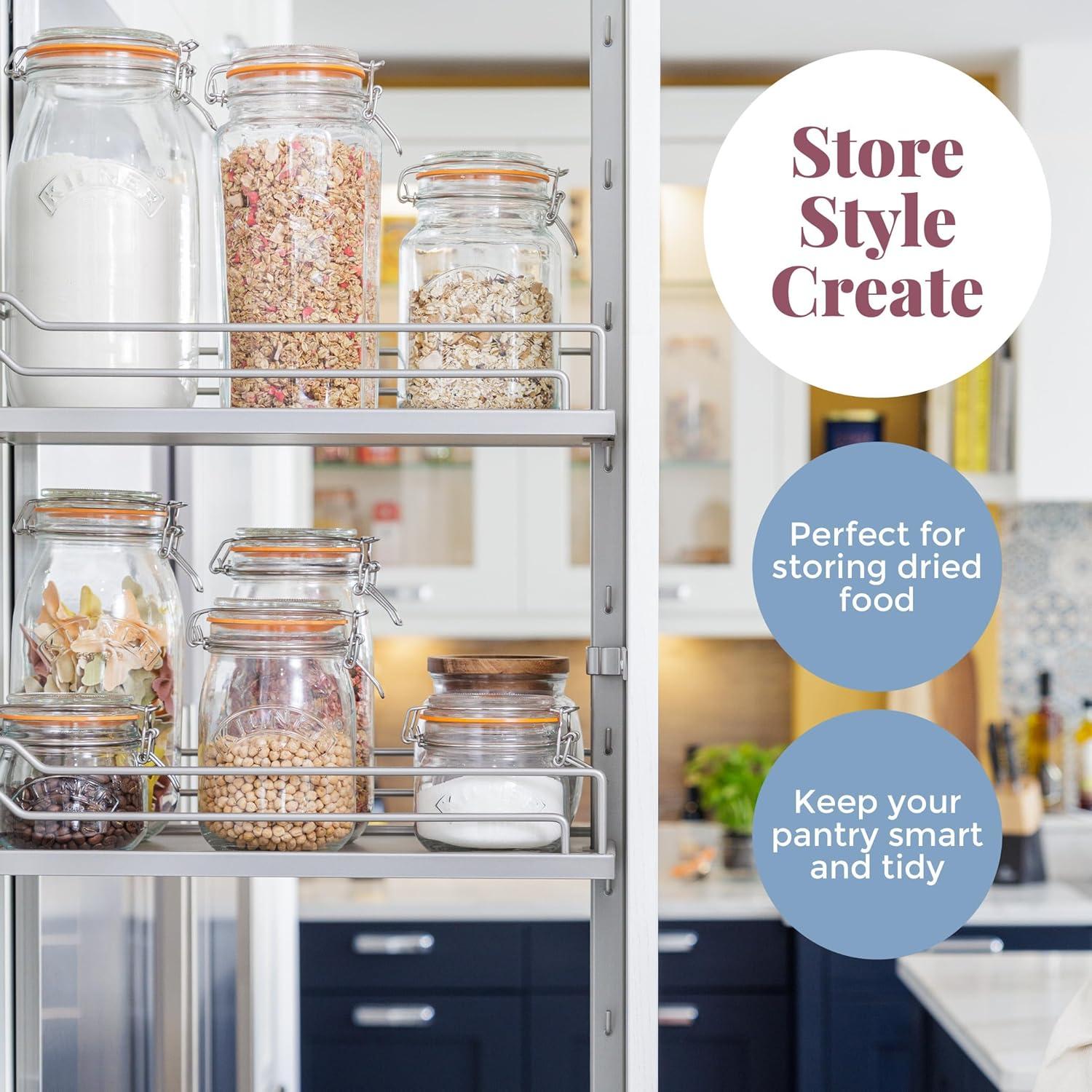 Kilner Round Swing Top Glass Jar | 1L
