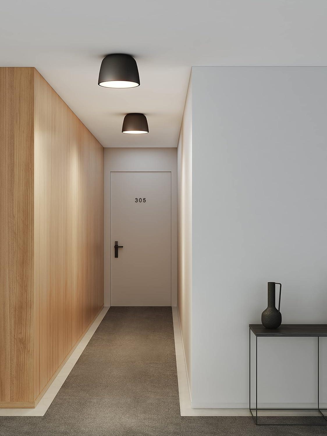 Astro Taiko 300 Indoor Ceiling Light (Matt Black) - Dry Rated -, Designed in Britain - 1456003-3 Years Guarantee