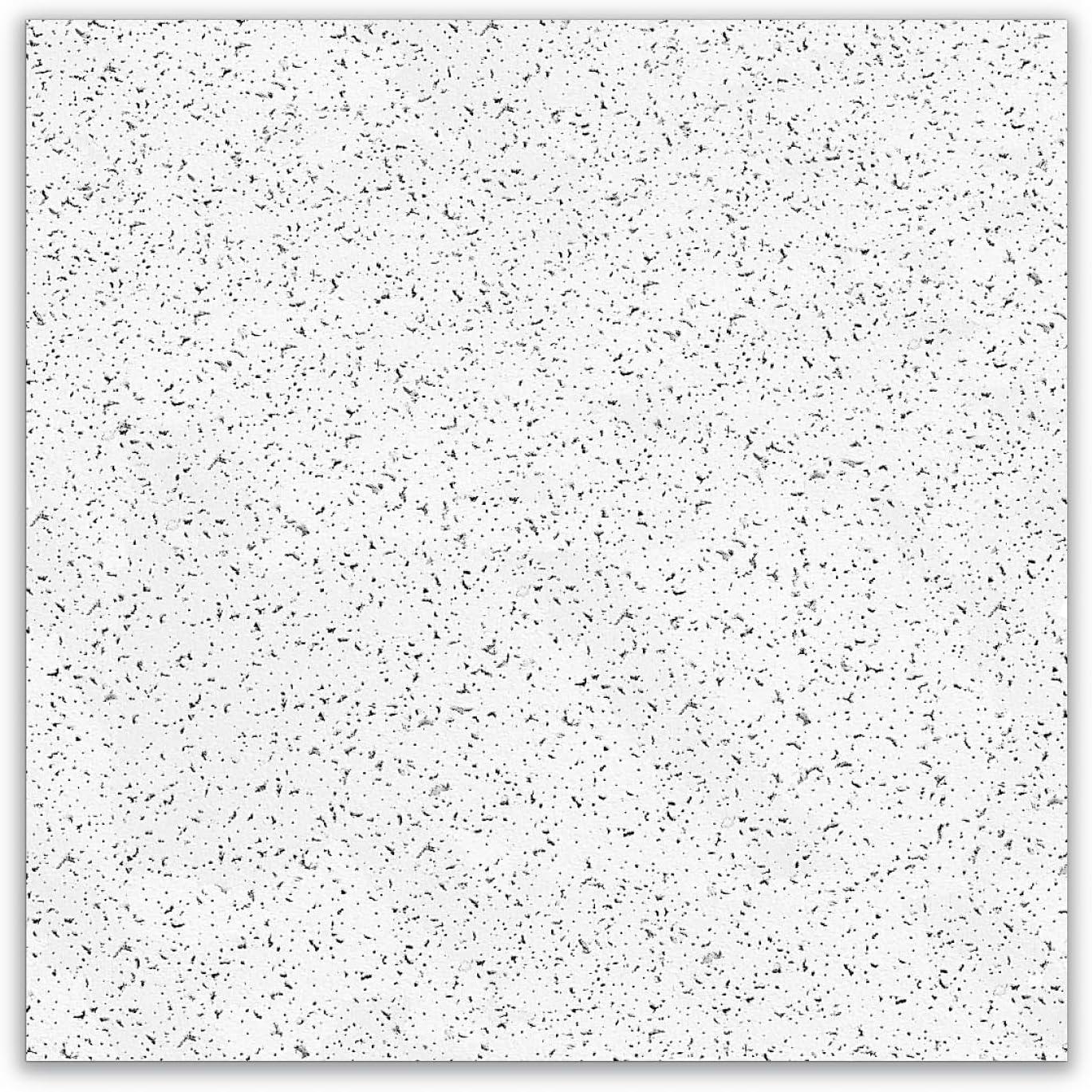 Armstrong 2x2 CORTEGA Acoustic Ceiling Tiles for Suspended Ceiling Grids, 16-tiles per pack, White