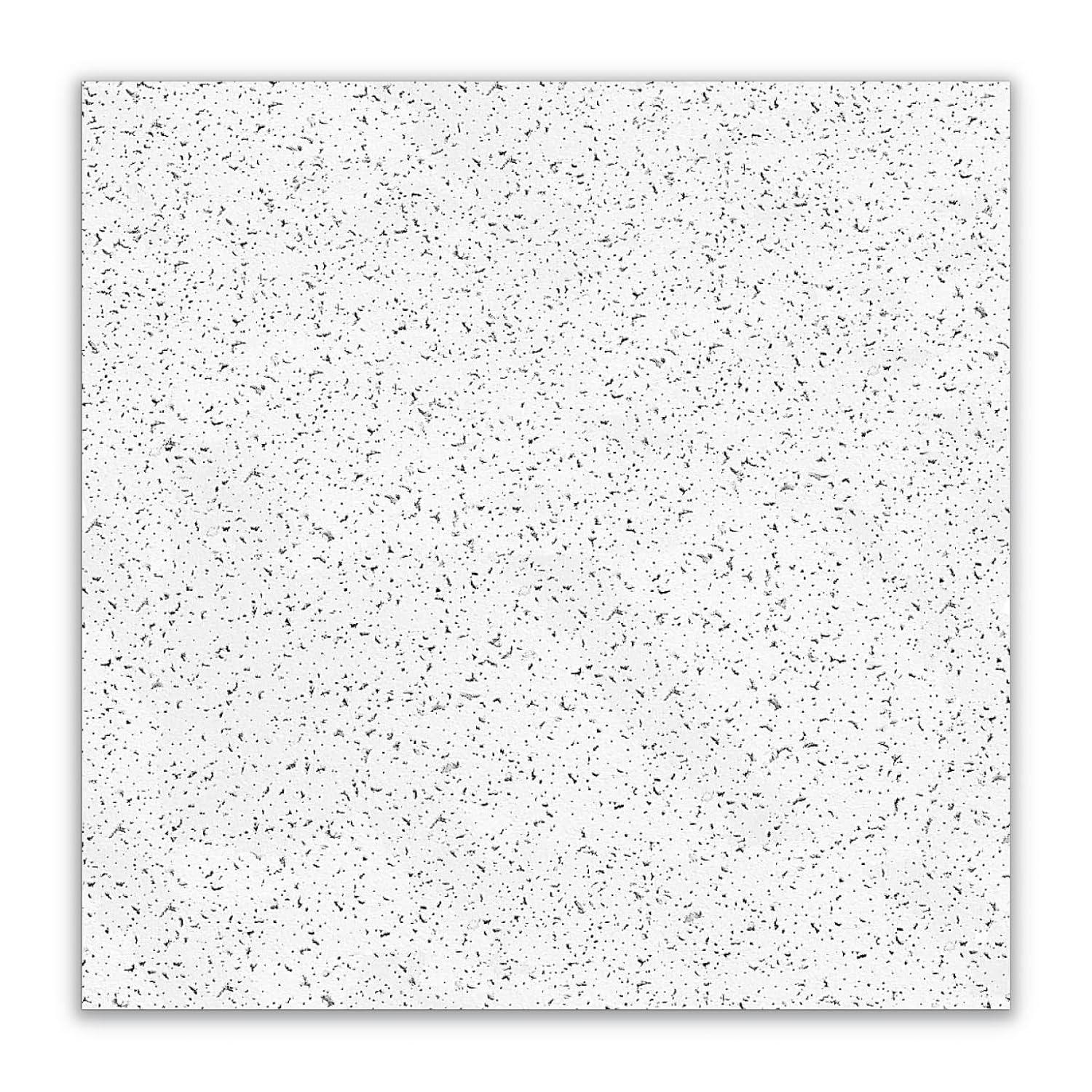 Armstrong 2x2 CORTEGA Acoustic Ceiling Tiles for Suspended Ceiling Grids, 16-tiles per pack, White