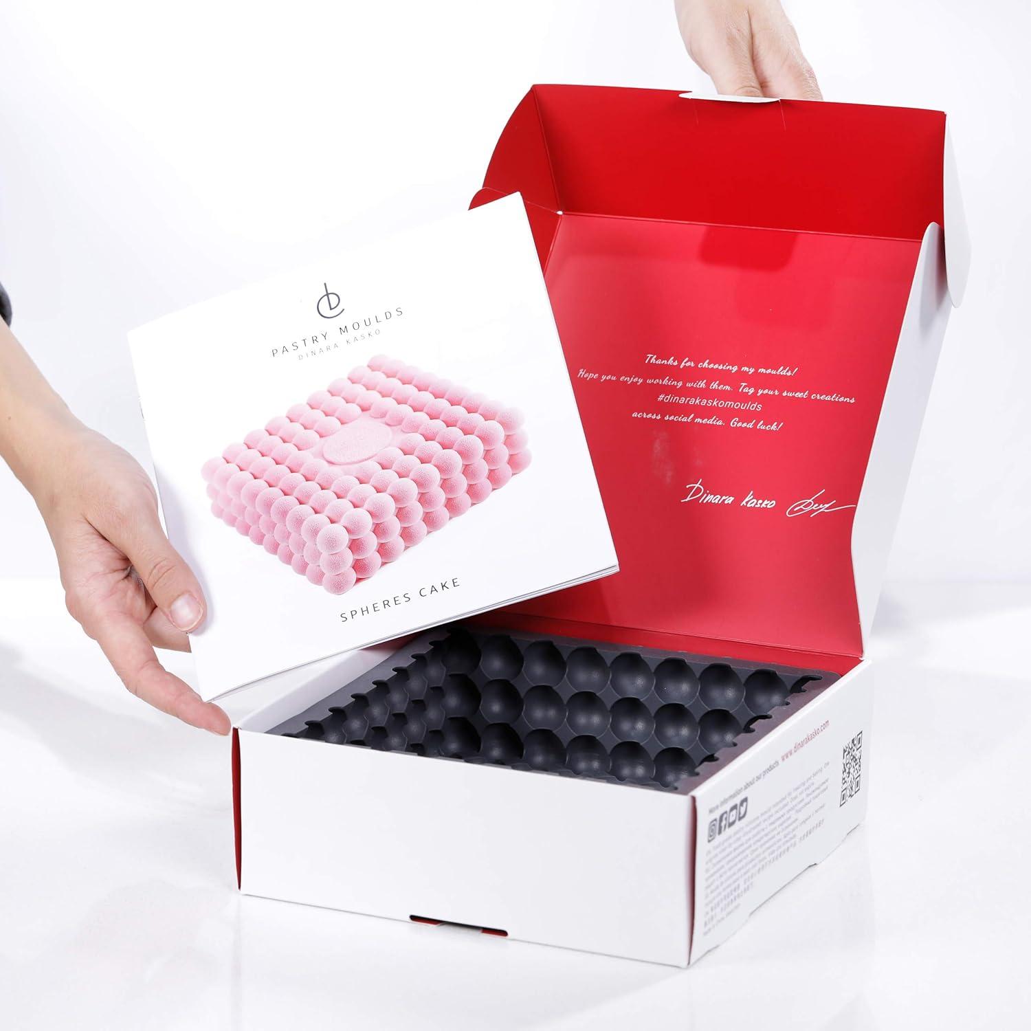 ORIGINAL silicone pastry baking mould for mousse cake Spheres by world famous pastry chef Dinara Kasko