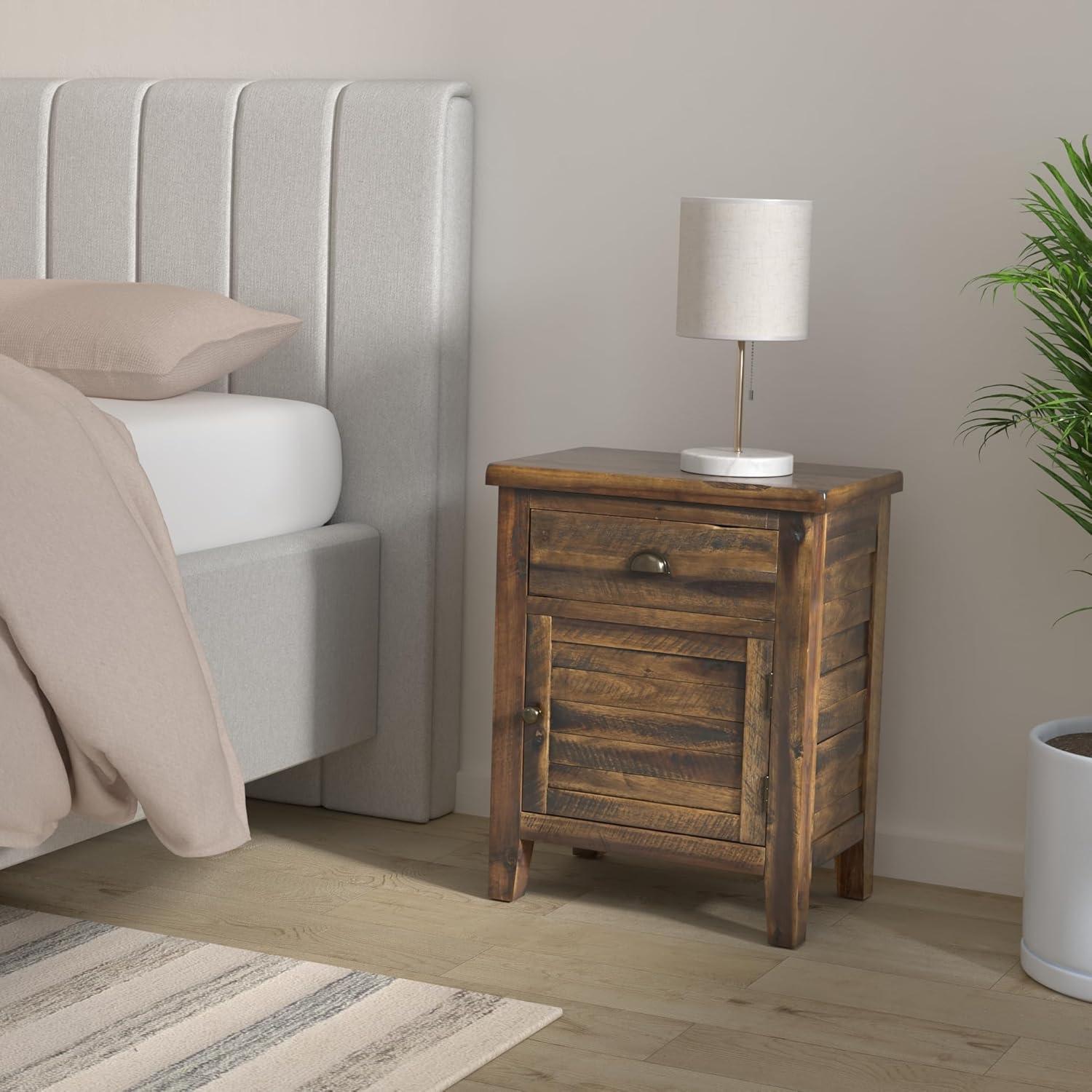 Jofran Artisan's Craft Accent Table Dakota Oak, 20" W X 13" D X 25" H, Finish, (Set of 1)
