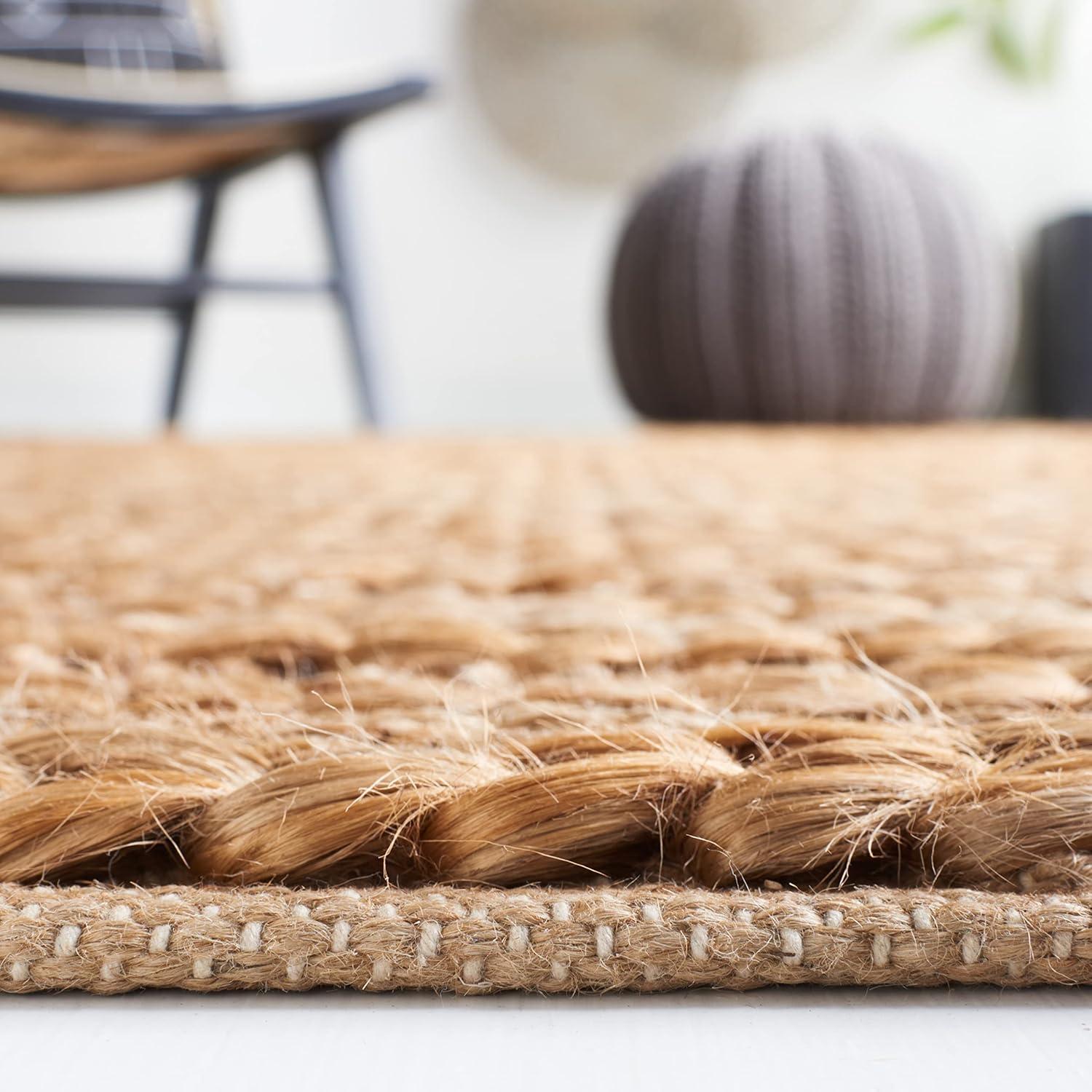Natural Fiber NF653 Hand Woven Area Rug - Natural - 5'x8' - Safavieh.