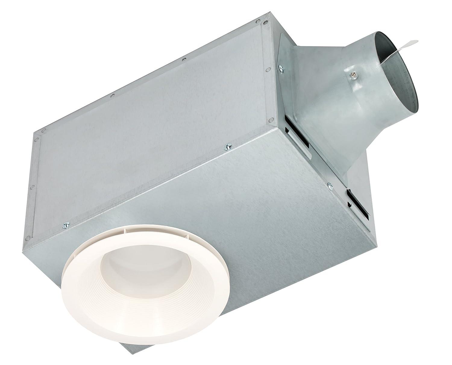 Delta Breez BreezRecessed 80 CFM Exhaust Bath Fan/LED Light and Night-light