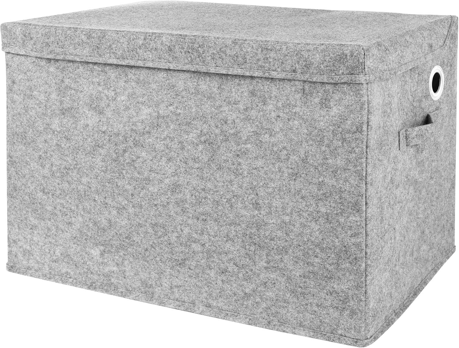 Ford Light Gray Felt Toy Box By Harper Orchard®