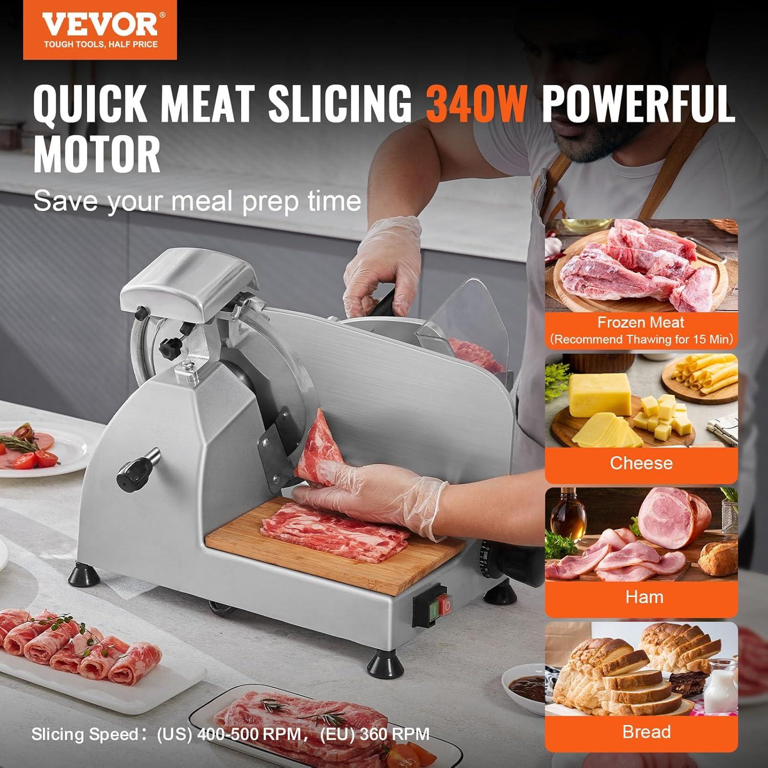 VEVOR VEVOR Stainless Steel Electric Meat Slicer