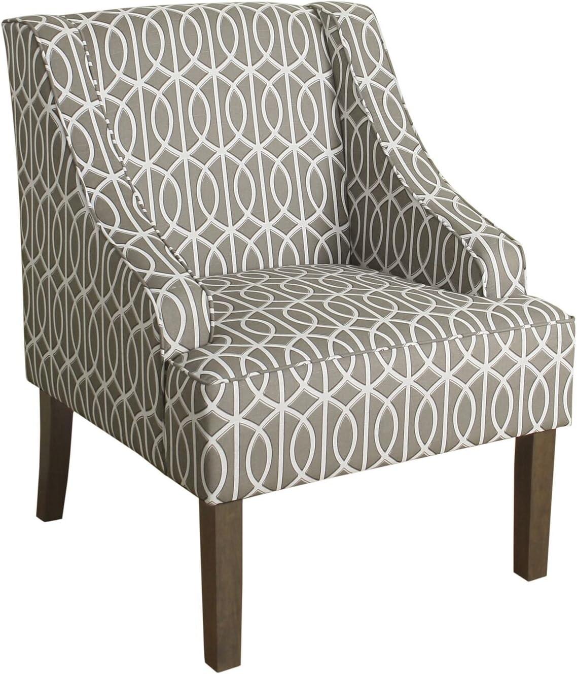 Classic Swoop Accent Armchair - HomePop