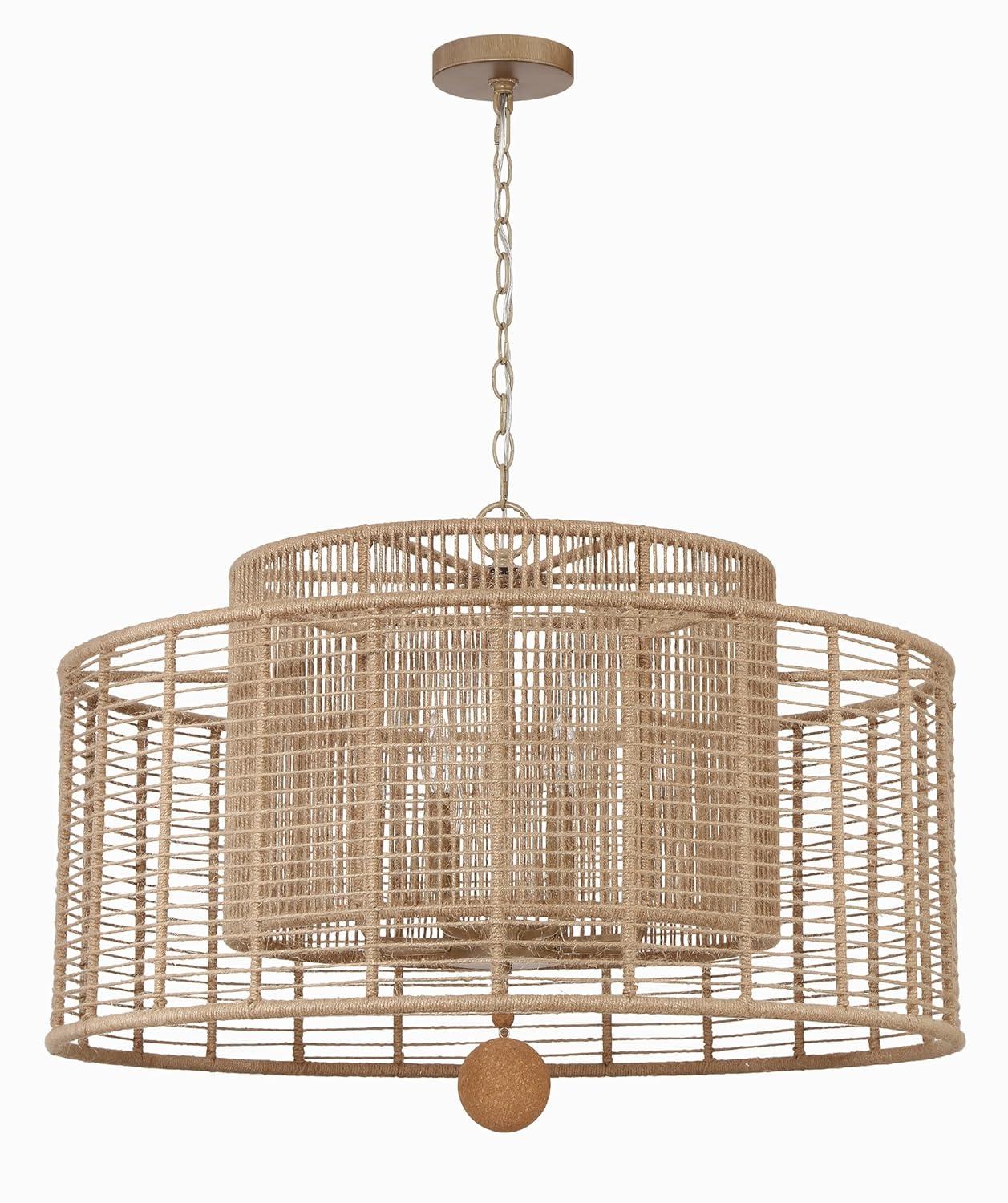 Crystorama Lighting Jayna 8 - Light Chandelier in  Burnished Silver