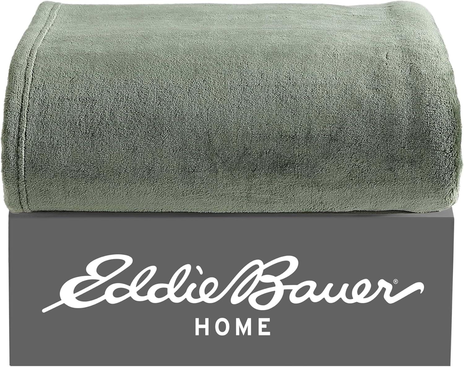 Eddie Bauer Eddie Bauer Ultra Lux Plush Solid Throw Blankets