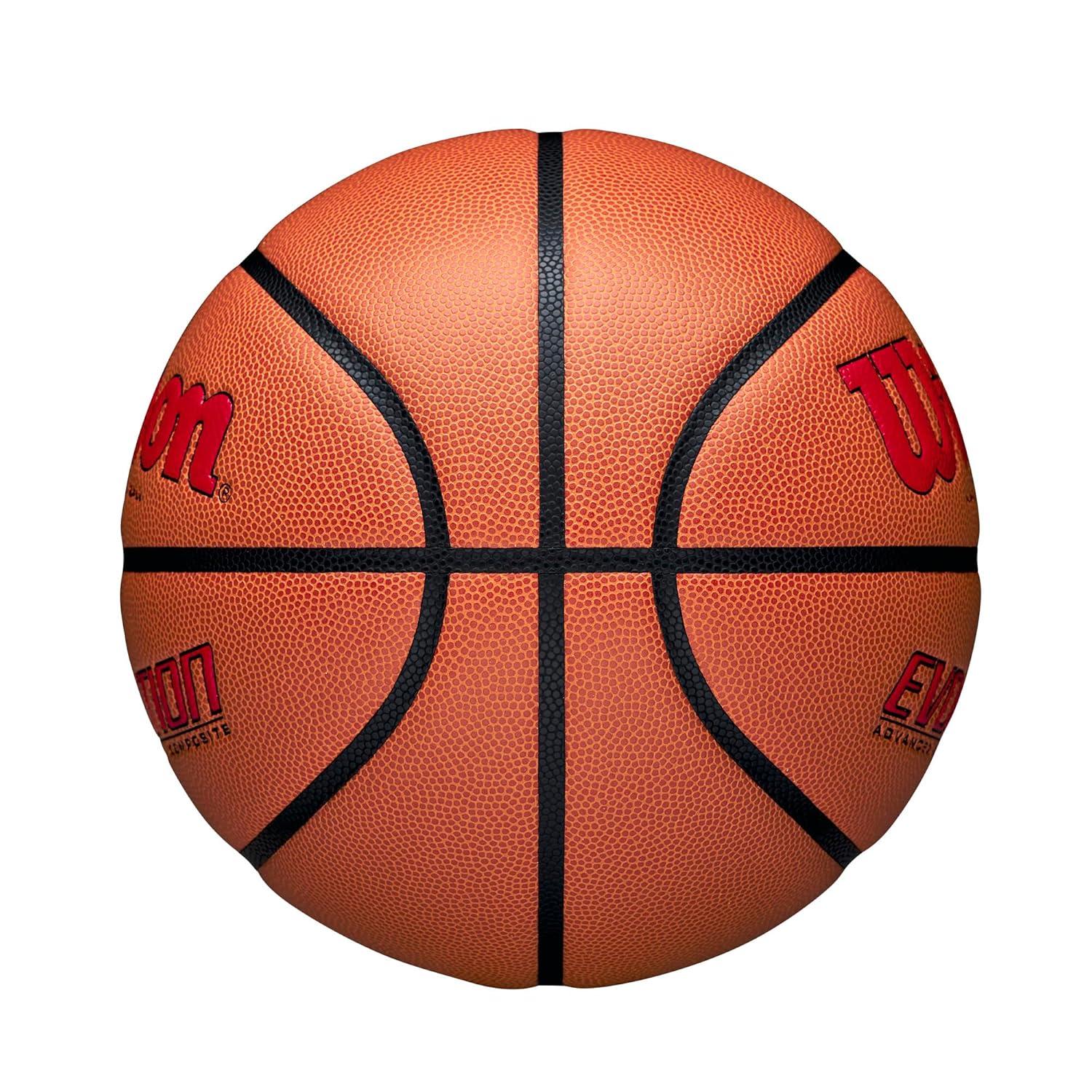 Wilson 28.5'' Evolution Game Basketball - Scarlet