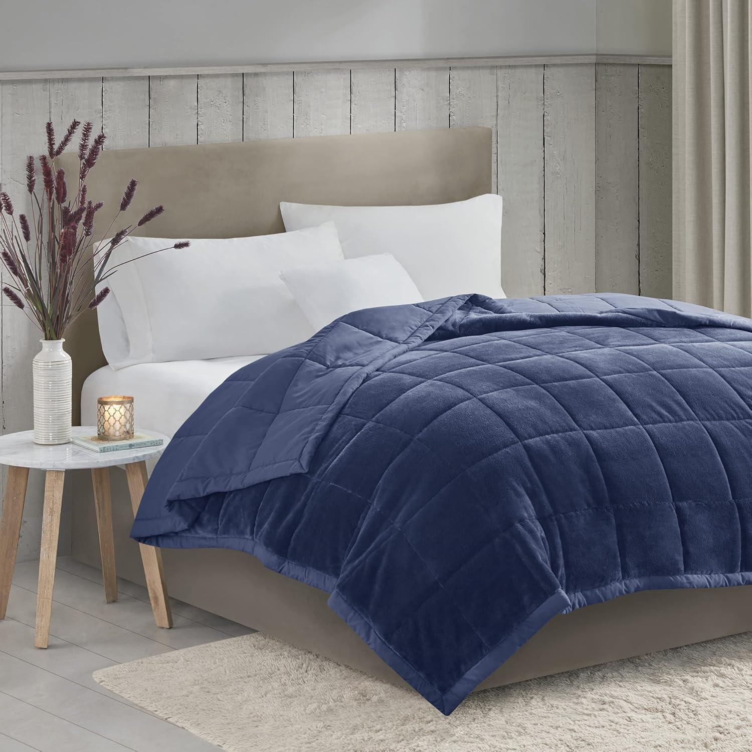 Madison Park Coleman Reversible HeiQ Smart Temperature Down Alternative Blanket