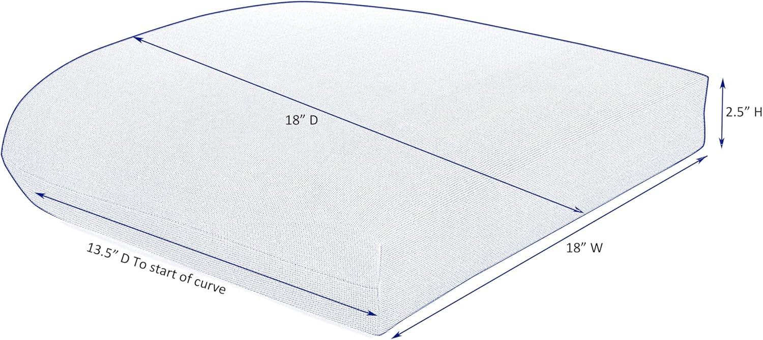 Sol 72 Outdoor™ Sunbrella Seat Cushion 18'' W x 18'' D