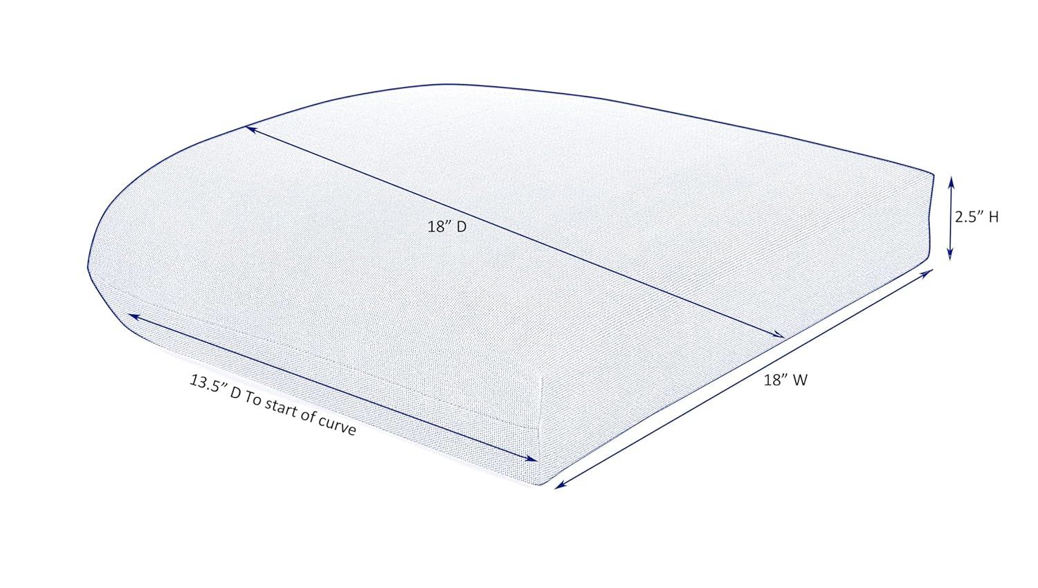 Sol 72 Outdoor™ Sunbrella Seat Cushion 18'' W x 18'' D