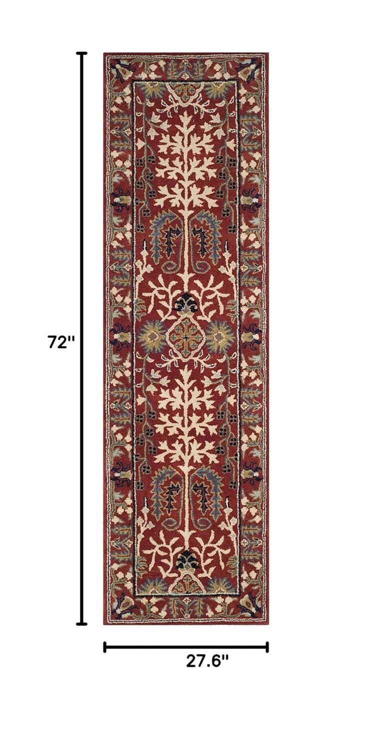 SAFAVIEH Antiquity Caelestinus Oriental Wool Area Rug, Red/Multi, 9' x 12'