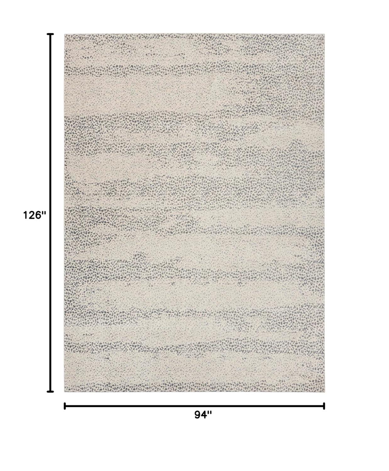 Nourison Elegance Modern Abstract Indoor Rug Beige Grey 7'10" x 10'6"