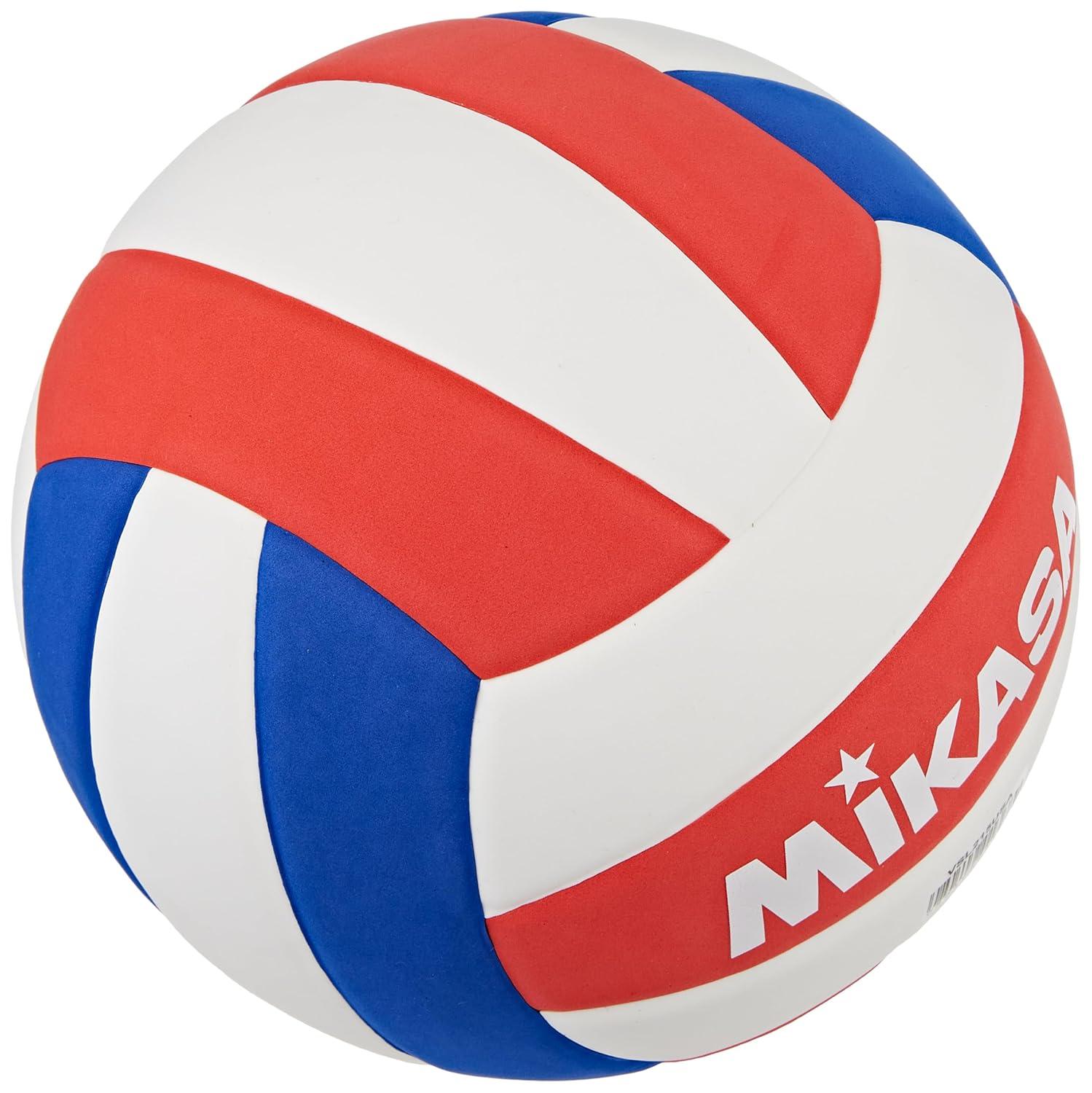 Mikasa VSL215 Competitive Class Volleyball, Size 5, Red/White/Blue