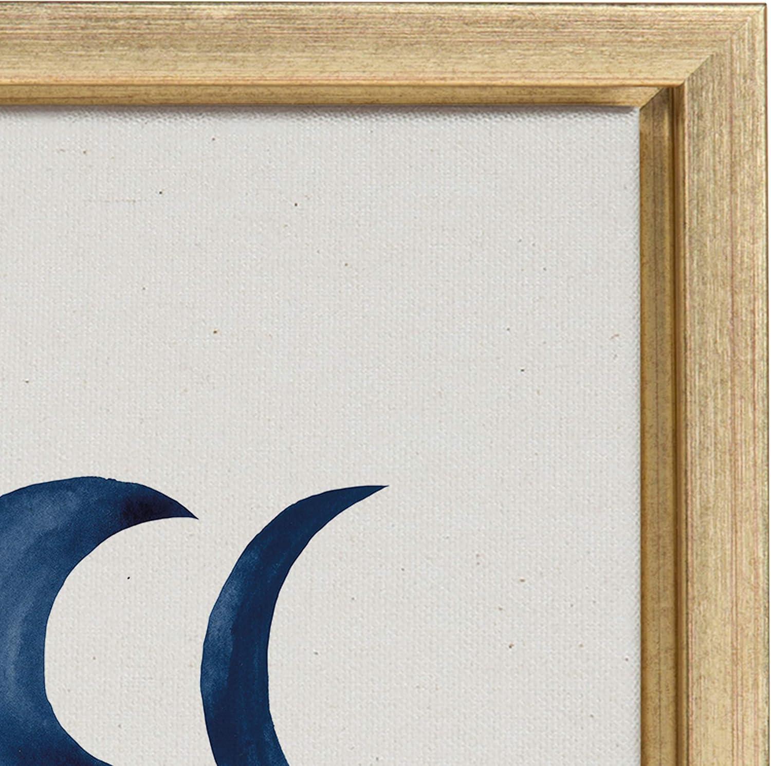 Sylvie Moon Phases Framed Canvas - Kate & Laurel All Things Decor