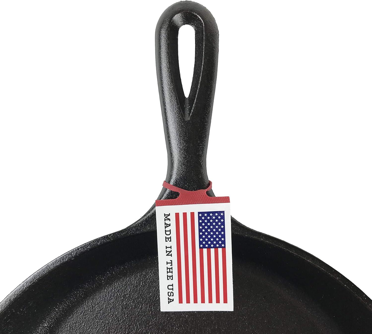 Lodge Cast Iron 10.5" Seasoned Round Griddle, L9OG3