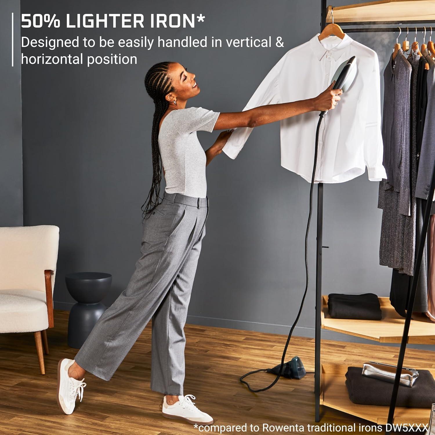 Rowenta Duo Force | 2-in-1 Steam Iron and Clothes Steamer | Versatile and Efficient Garment Care