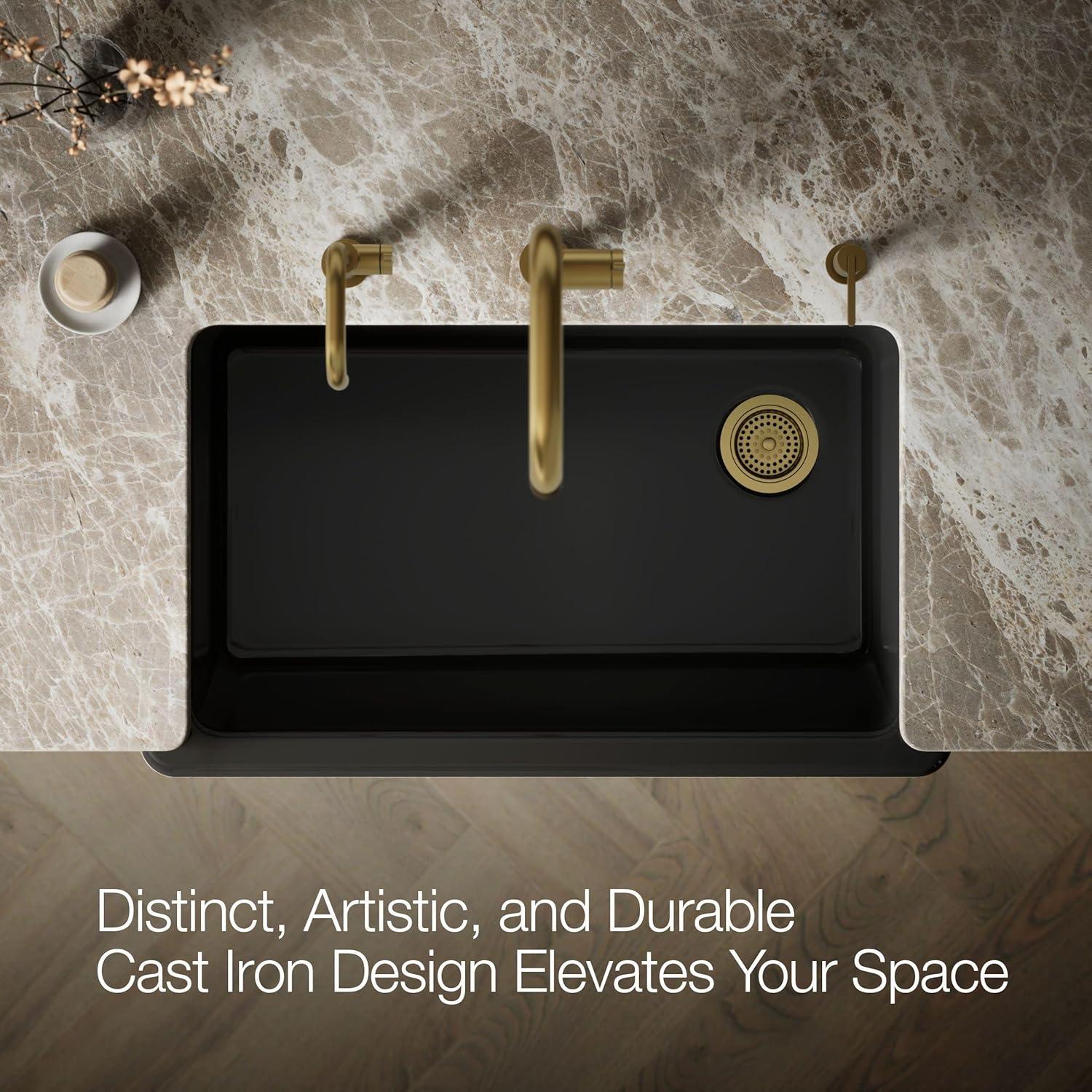 Whitehaven® Self-Trimming 36" L x 22" W Farmhouse Kitchen Sink