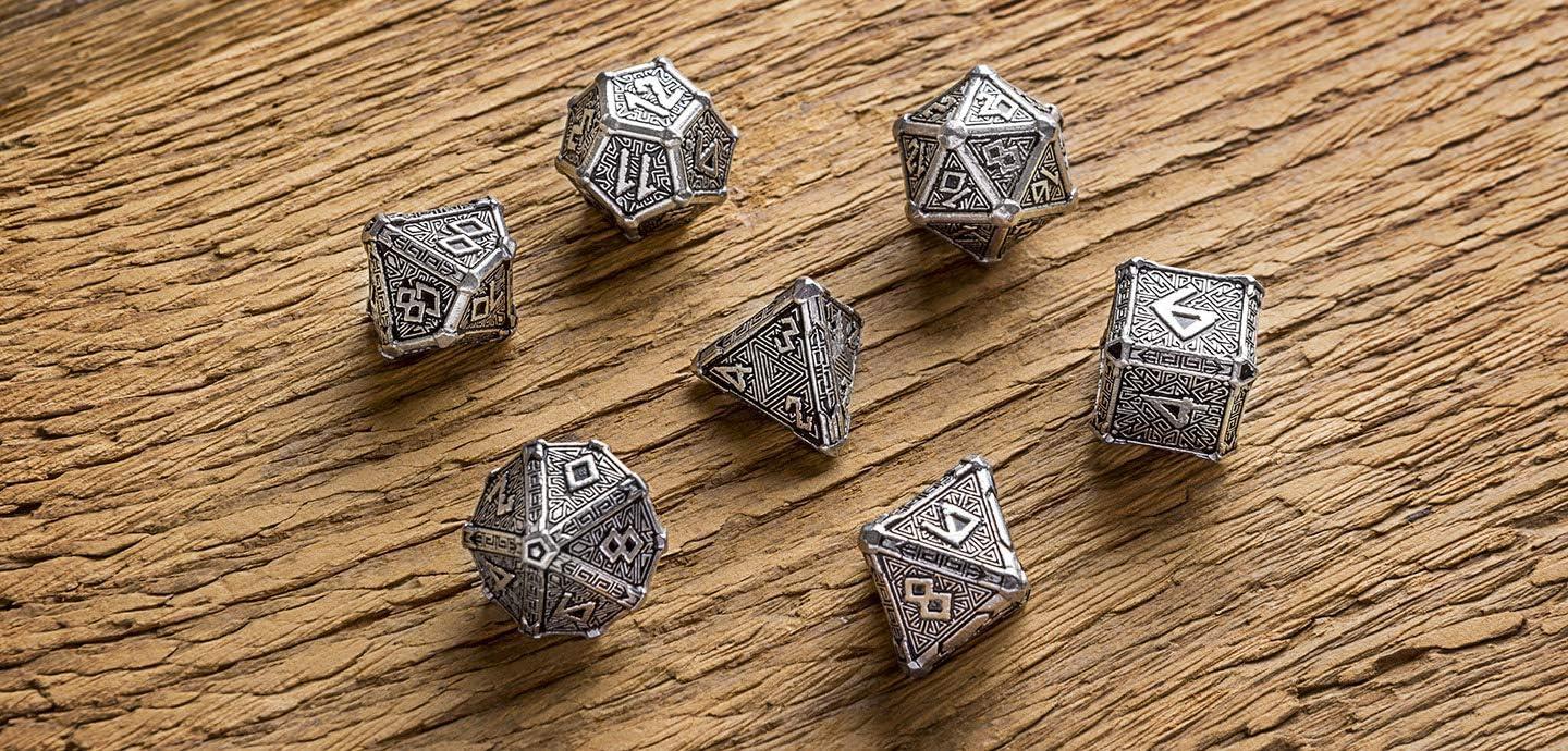 Q Workshop Mythical Metal Dice Set