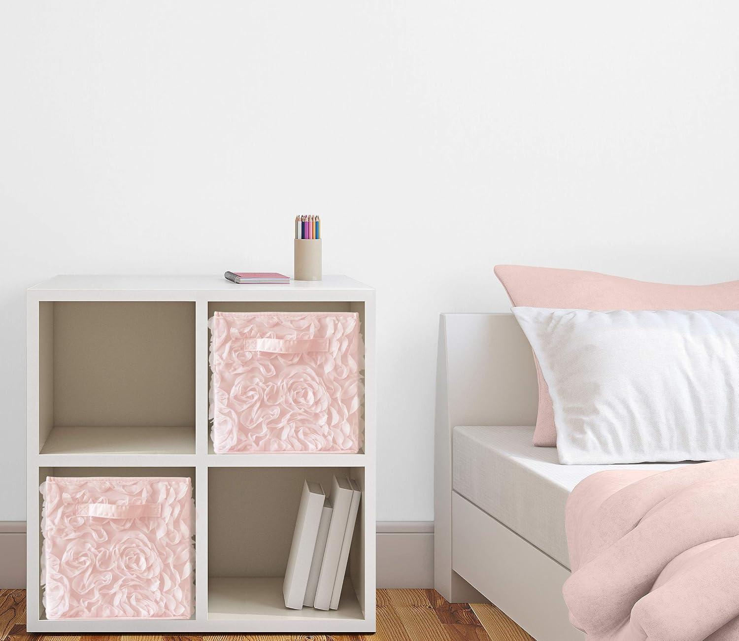 Sweet Jojo Designs Rose Lace Fabric Storage Bin & Reviews | Wayfair