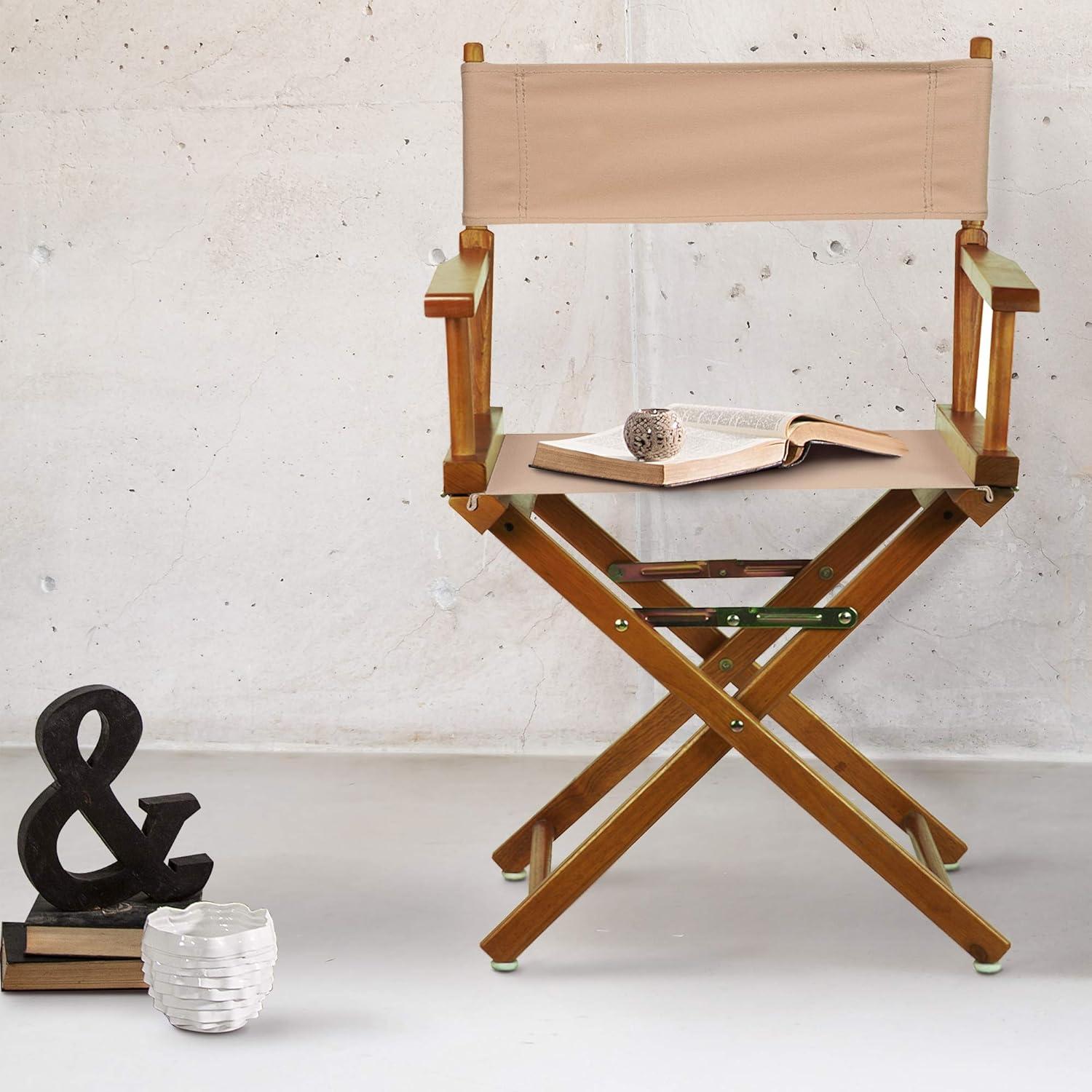 "18" Director's Chair Honey Oak Frame-Tan Canvas"