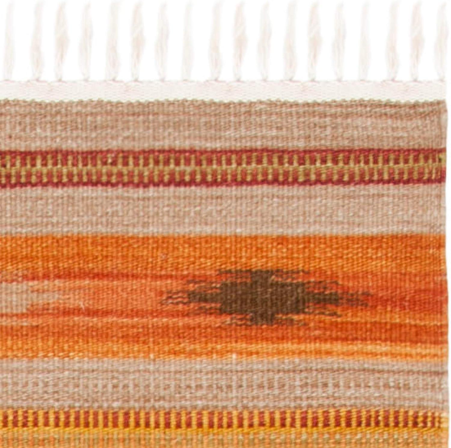Kilim NVK176 Hand Woven Indoor Accent Rug - Brown/Multi - 3'x5' - Safavieh
