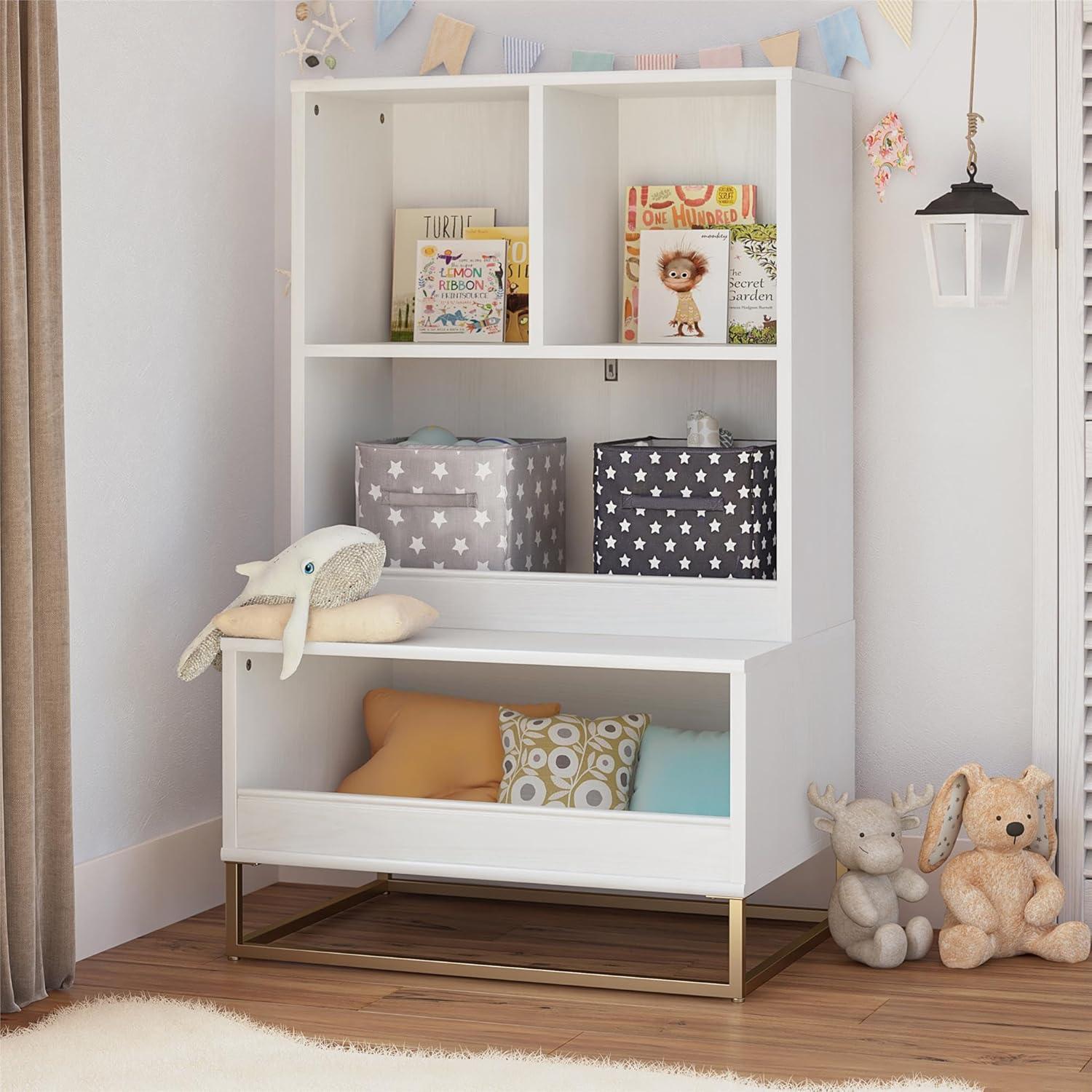 Charlie Kids' Multi-Use Toy Storage Organizer & Bookcase