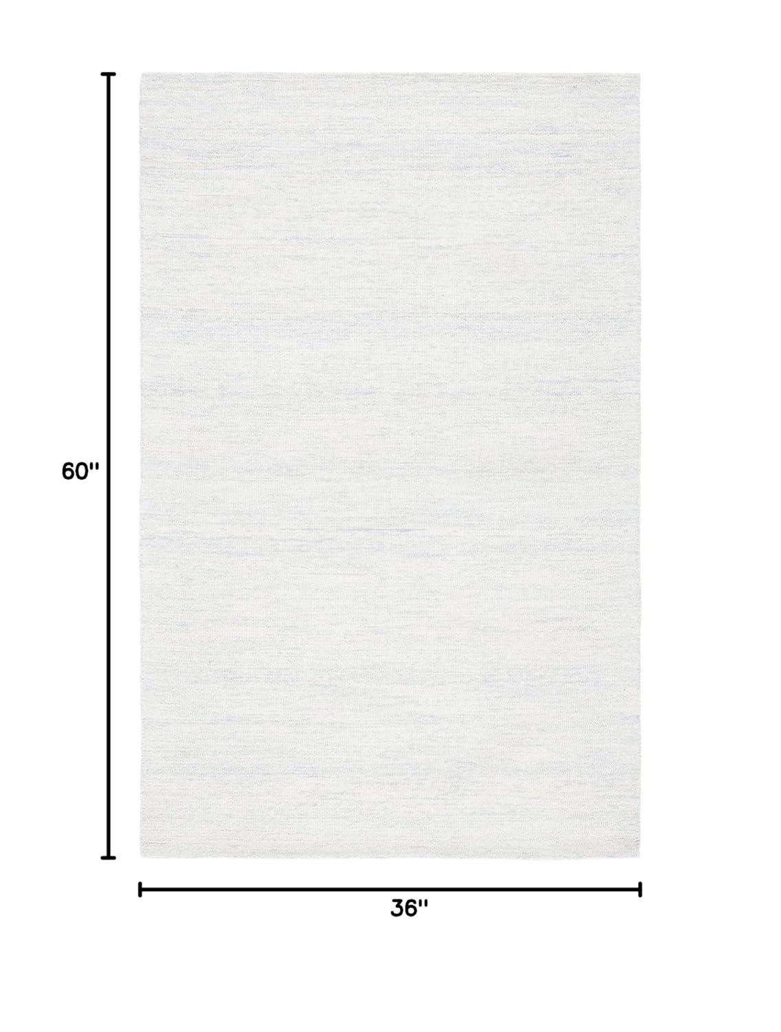 Metro MET152 Hand Tufted Indoor Accent Rug - Light Grey - 3'x5' - Safavieh