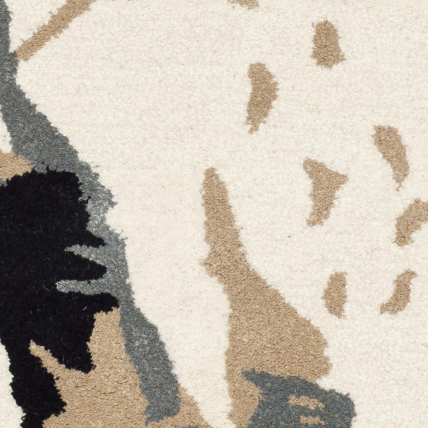 Bella BEL117 Hand Tufted Accent Rug - Ivory/Grey - 2'x3' - Safavieh.