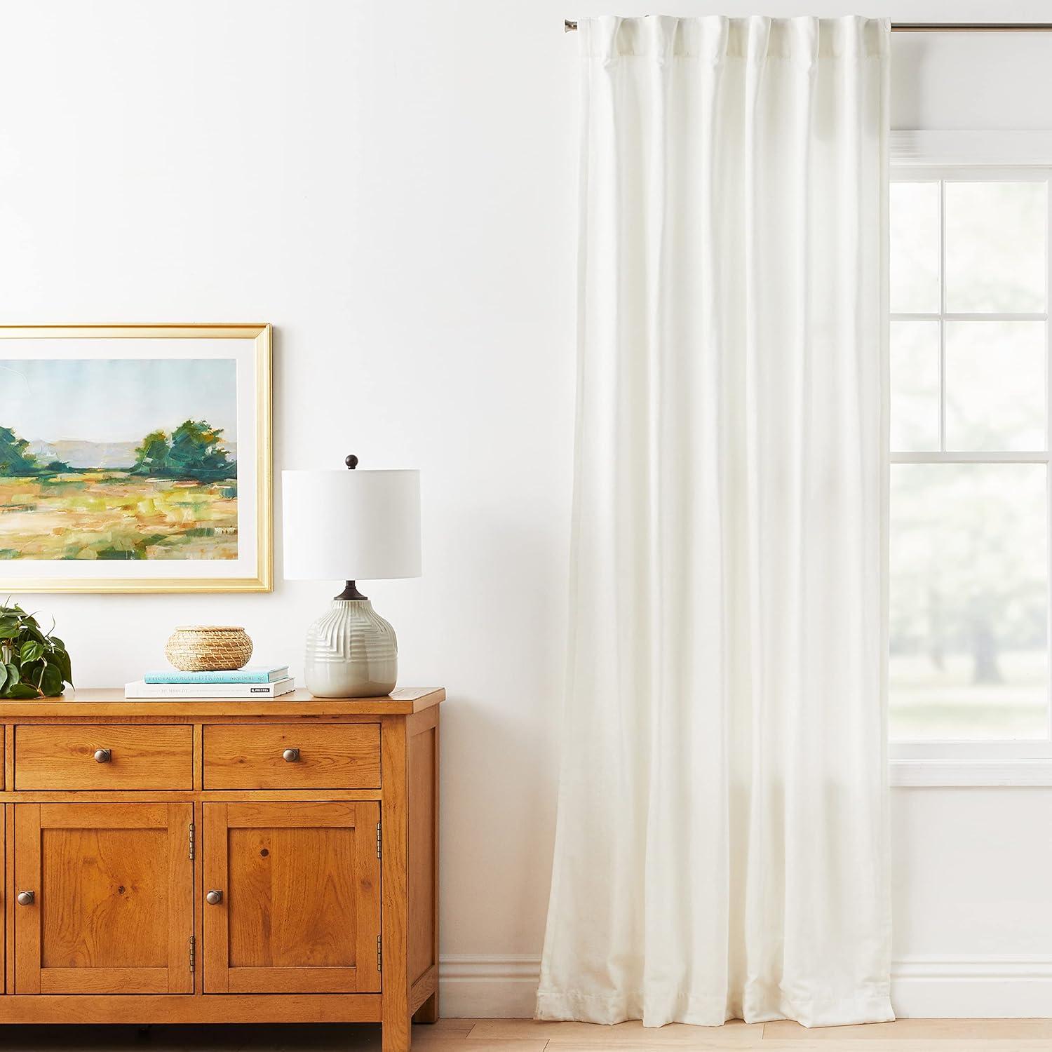 Carnaby Rustic Vogue Distressed Velvet Single Window Curtain Panel - Elrene Home Fashions