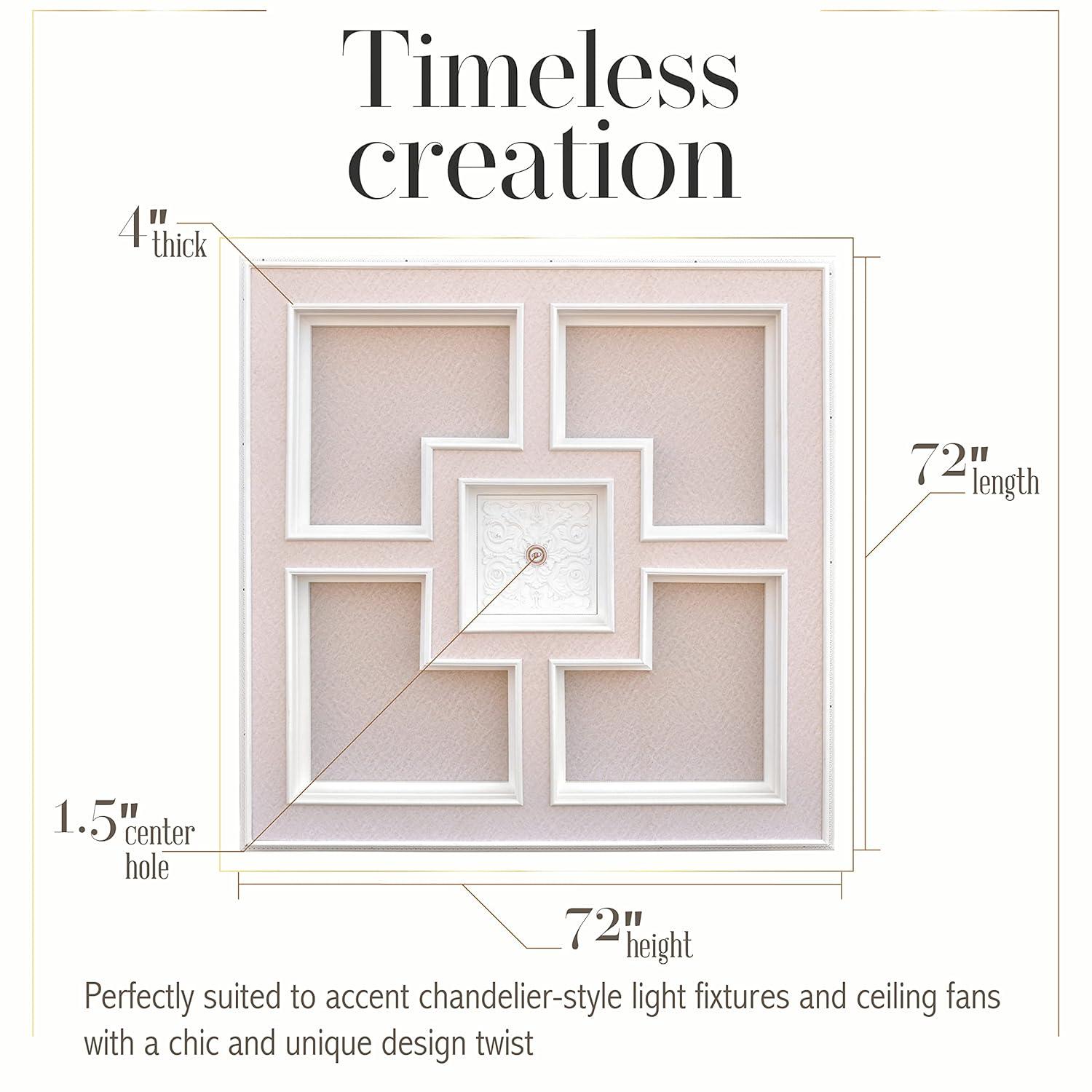 Majestic Square Ceiling Medallion