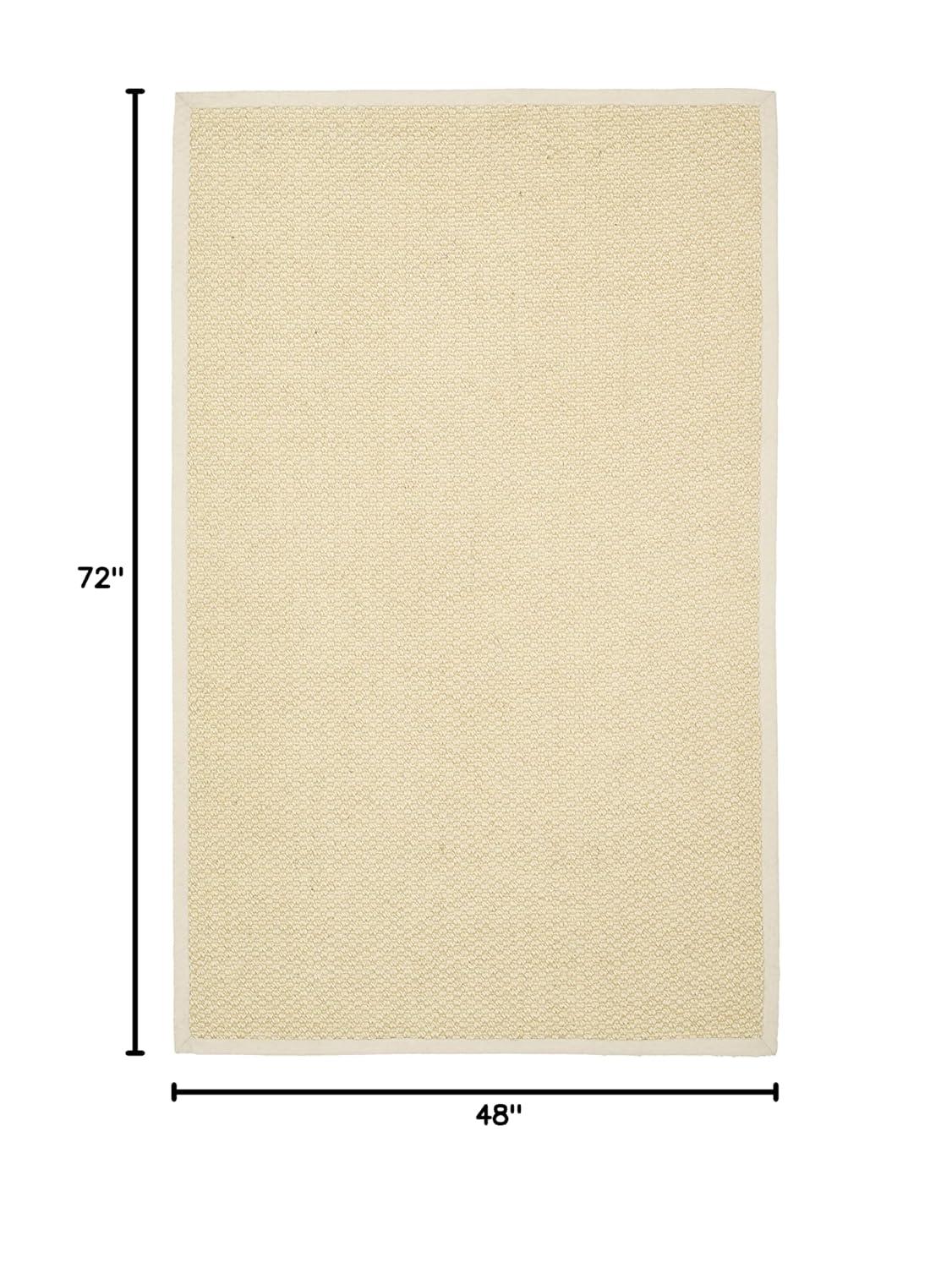 Natural Fiber NF525 Power Loomed Indoor Area Rug - Creme - 4'x6' - Safavieh.