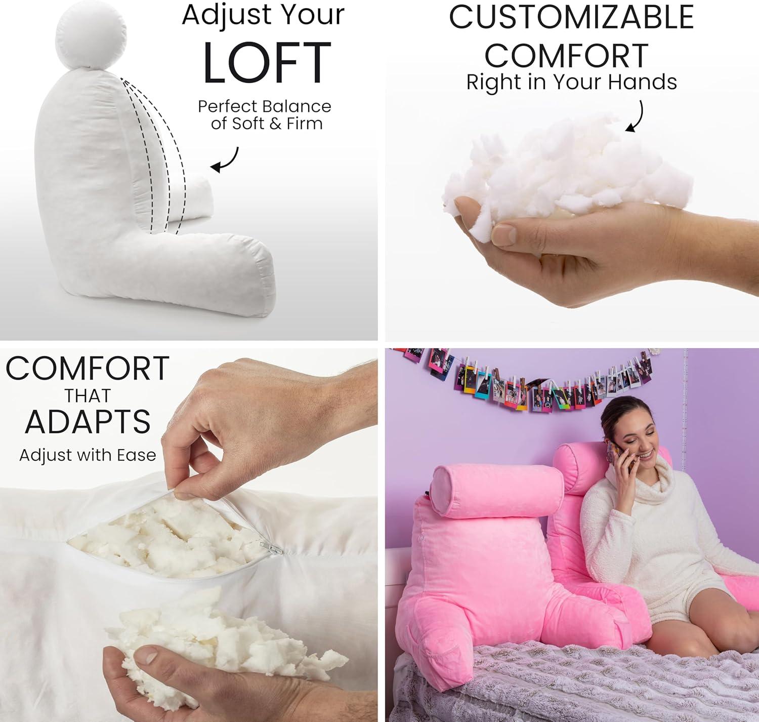 Husband Pillow Microsuede Indoor/Outdoor Throw Pillow