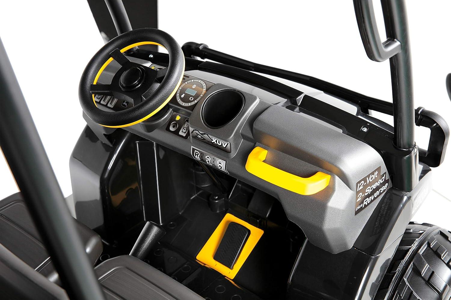 Peg Perego John Deere Gator XUV Midnight Black, 12-Volt Battery-Powered Ride-on