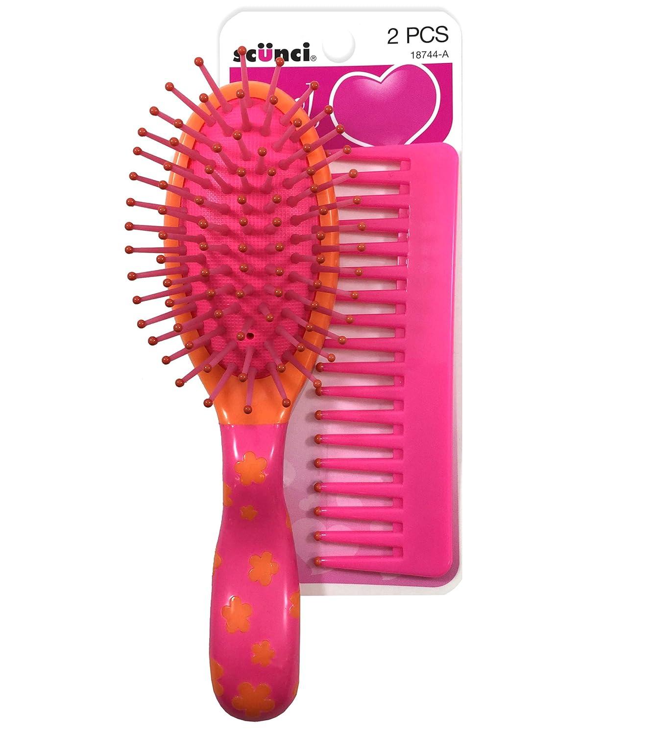 Assorted Color Kids Brush and Comb Set