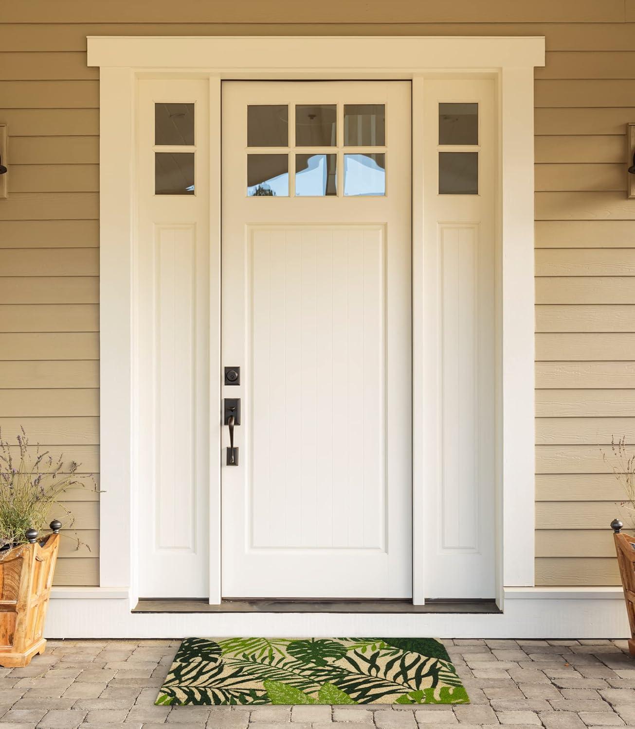 Bayou Breeze Lotte 29 in. x 17 in. Non-Slip Outdoor Door Mat