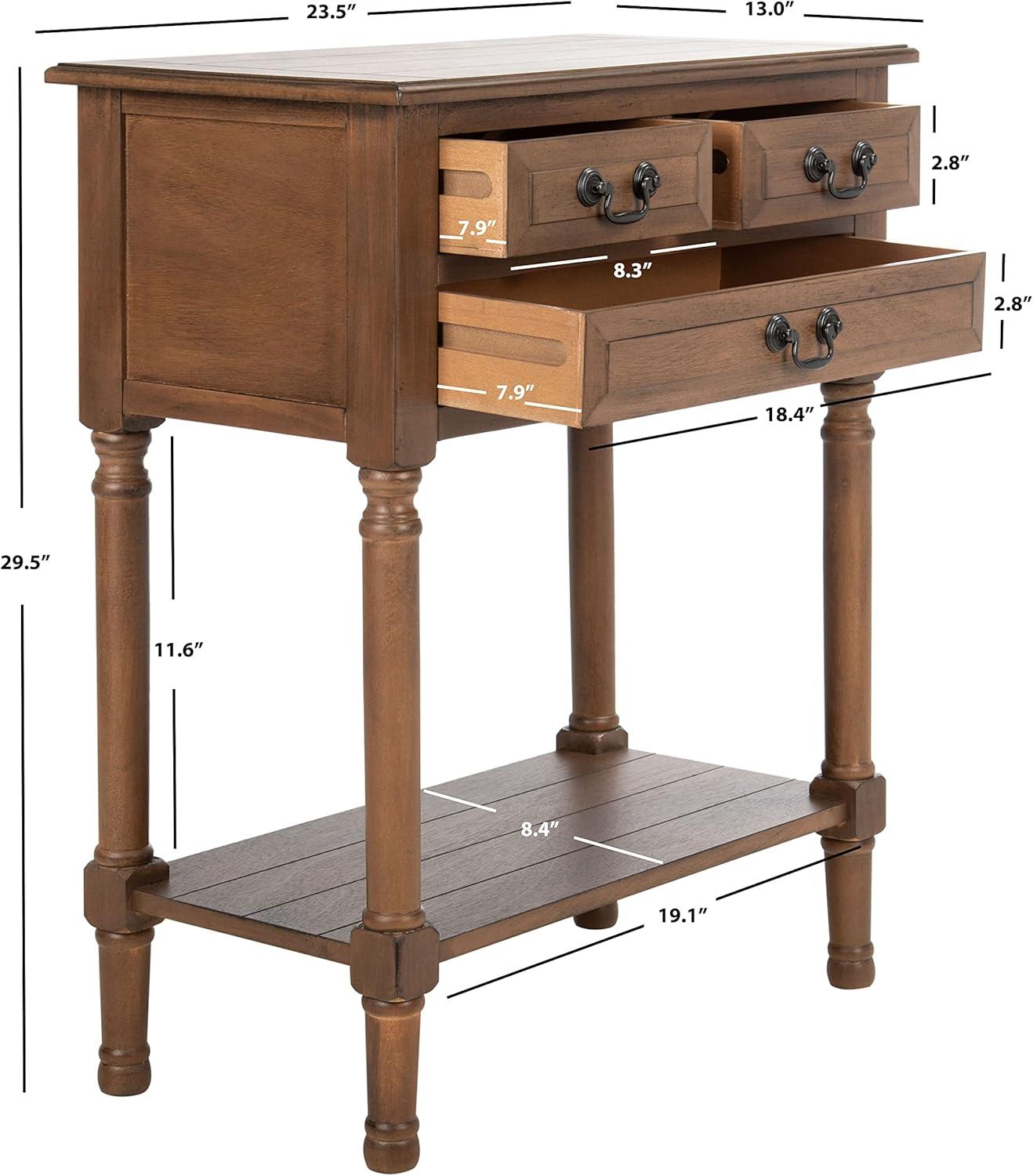 Primrose 3 Drawer Console Table  - Safavieh