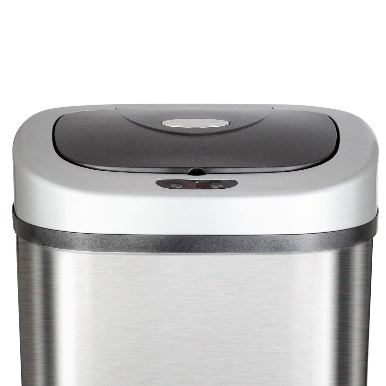NineStars Nine Stars 21 Gallon Stainless Steel Motion Sensor Trash Can